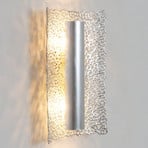 Utopistico wall light in silver and chrome