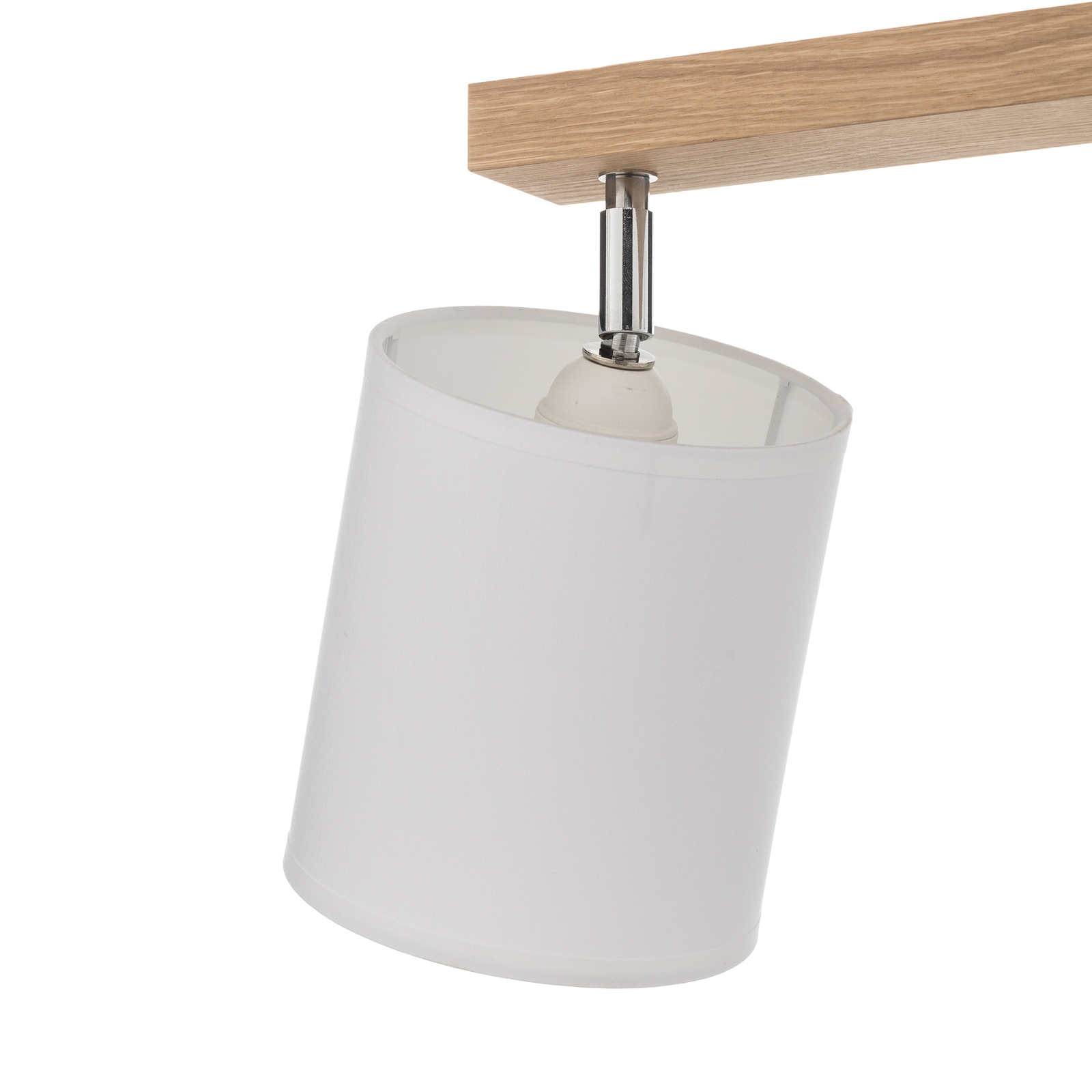 Corralee downlight, white, 2-bulb