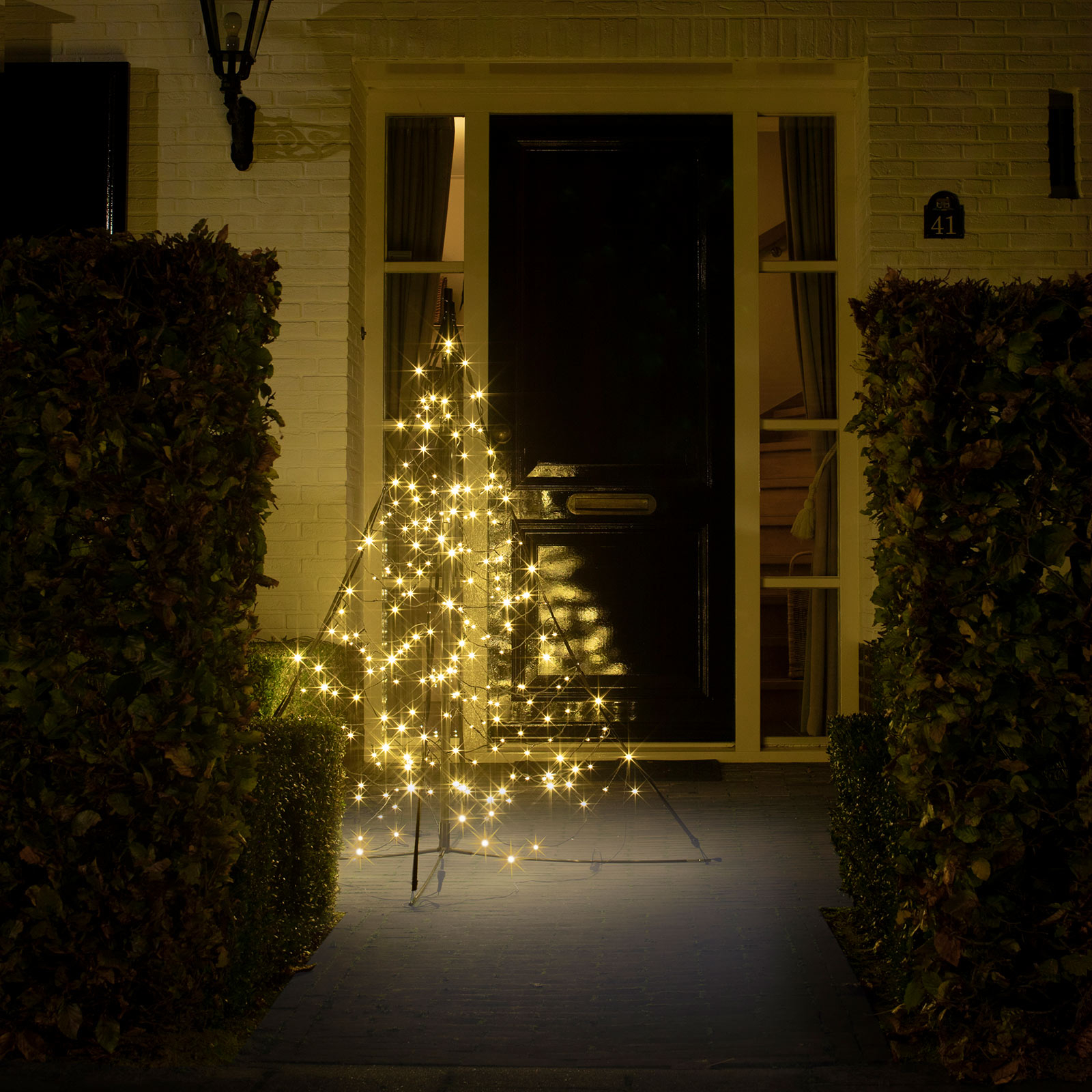 Árbol de Navidad Fairybell con mástil, 240 LED 150cm