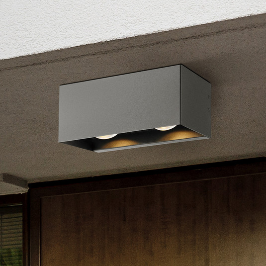 EGLO Lesmo LED-Außenwandleuchte, Up- und Downlight
