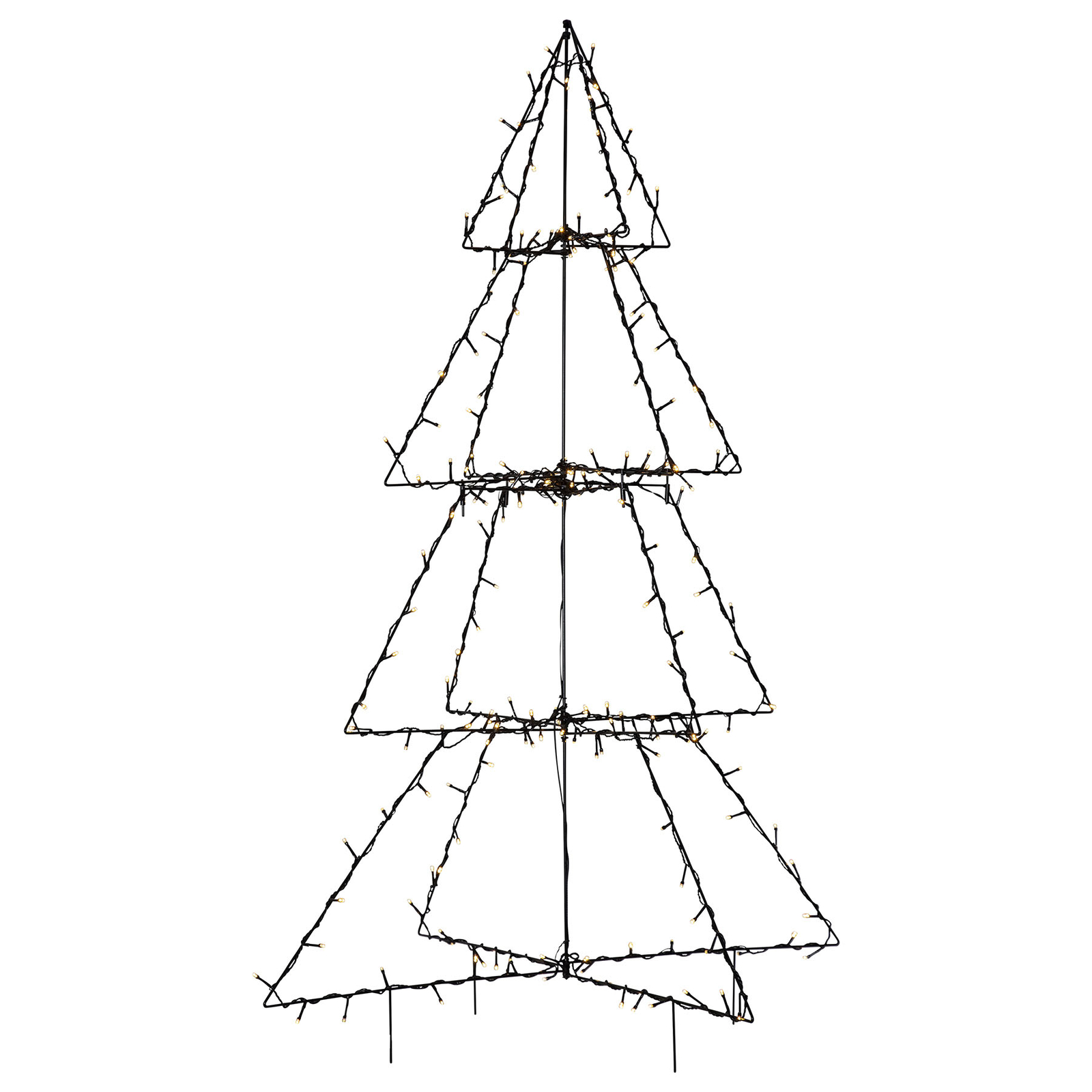 LED kültéri dekoráció Light Tree Foldy, magasság 135 cm