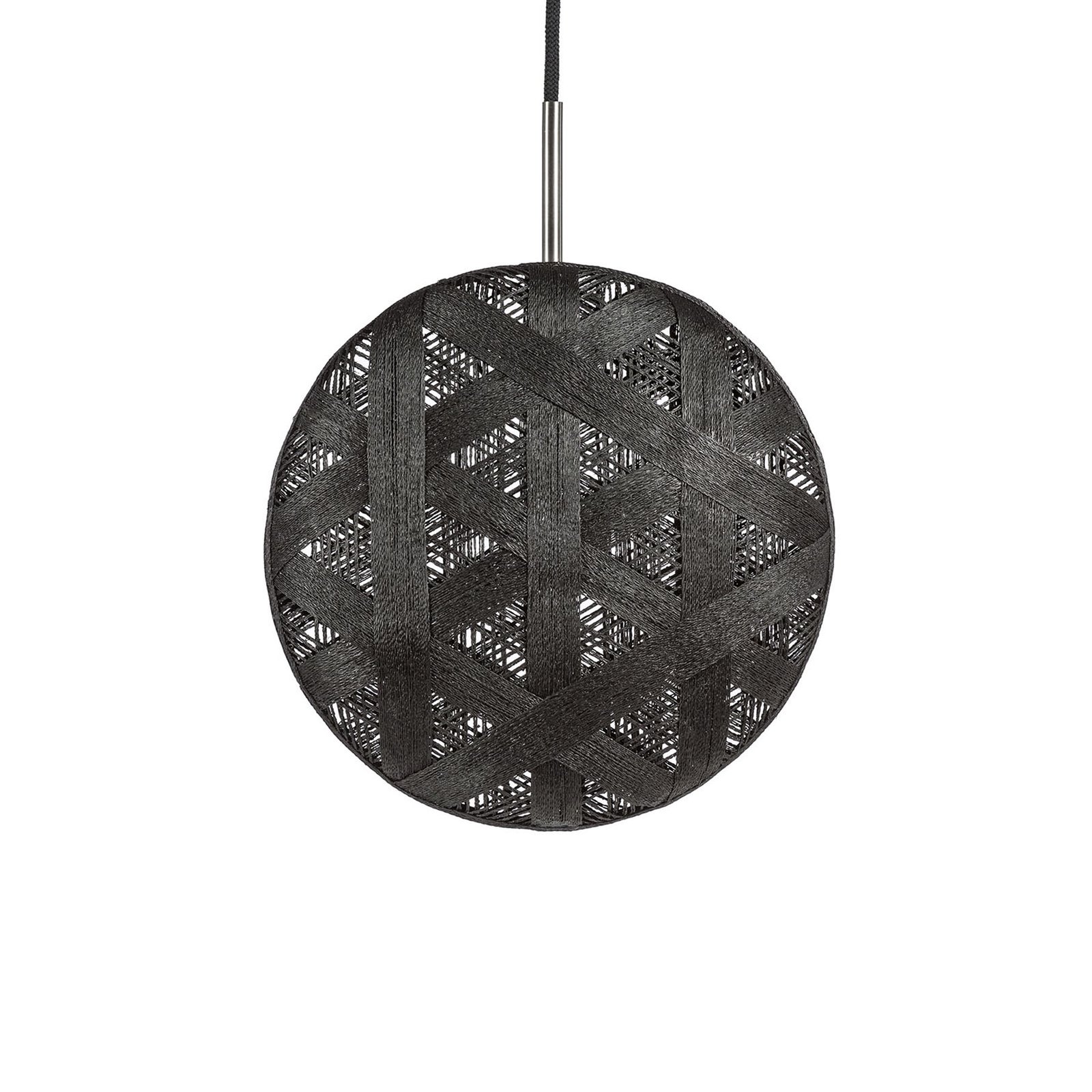 Forestier Chanpen M Hexagonal závesná lampa čierna