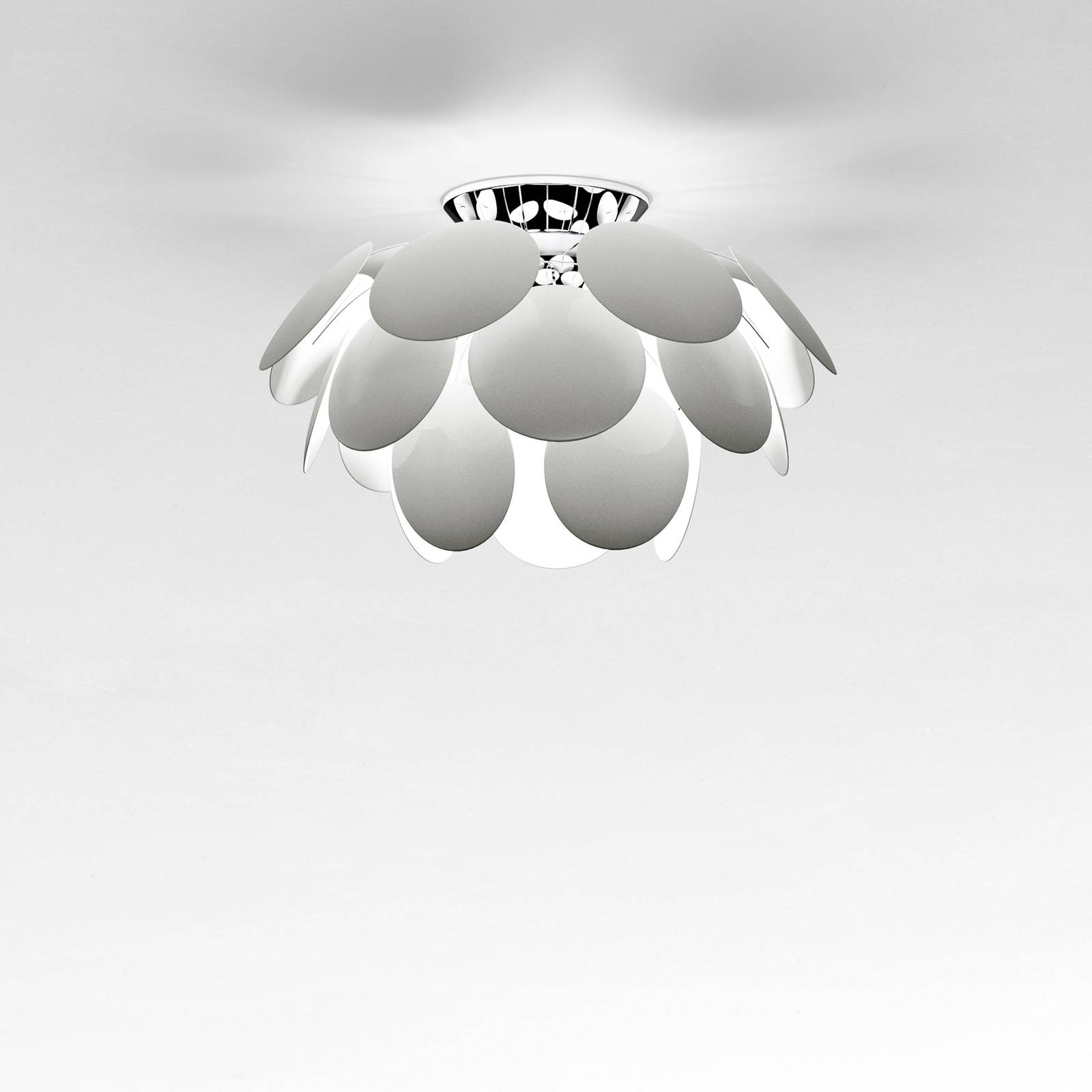 E-shop MARSET Discocó stropné svietidlo Ø 53 cm biele