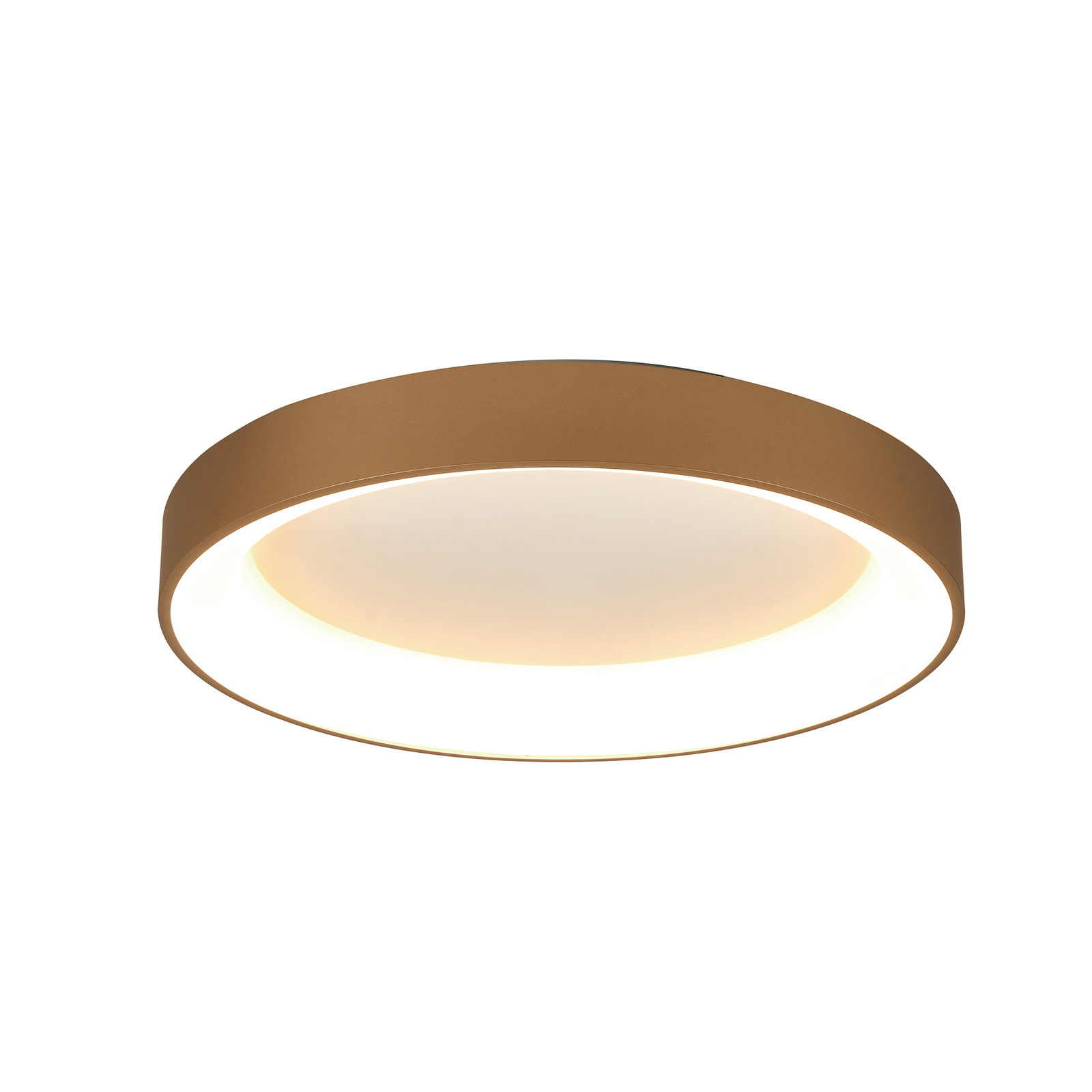 Mantra Iluminación LED stropna svjetiljka Niseko II CCT daljinski upravljač Ø78cm zlatna - Dnevni boravak/blagovaonica - Moderan - zlato - Aluminij