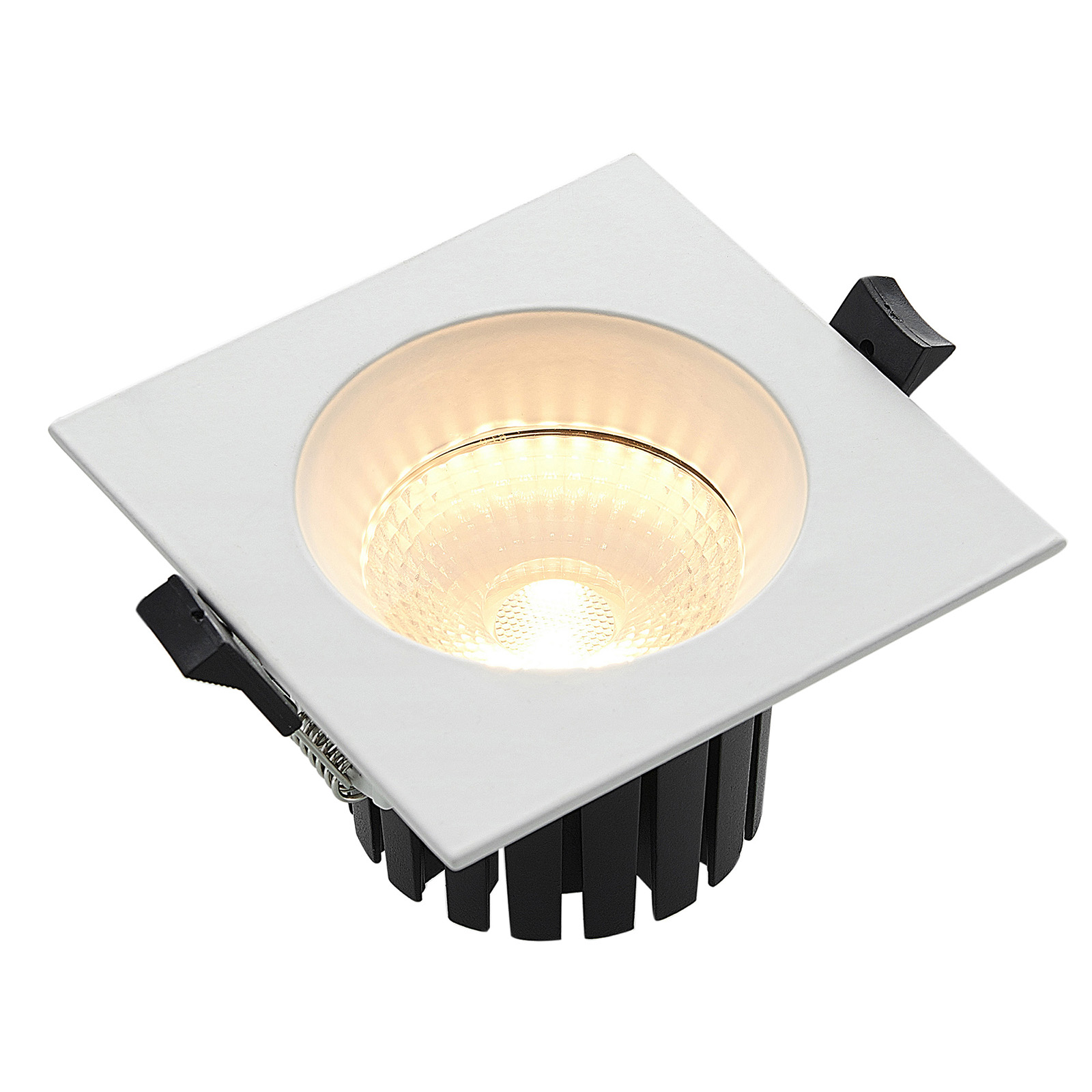 Arcchio Urdin LED-Einbaustrahler eckig IP65, 10,6W