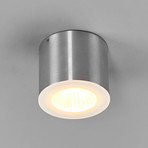 Helestra Oso spot sufitowy LED okrągły, aluminium