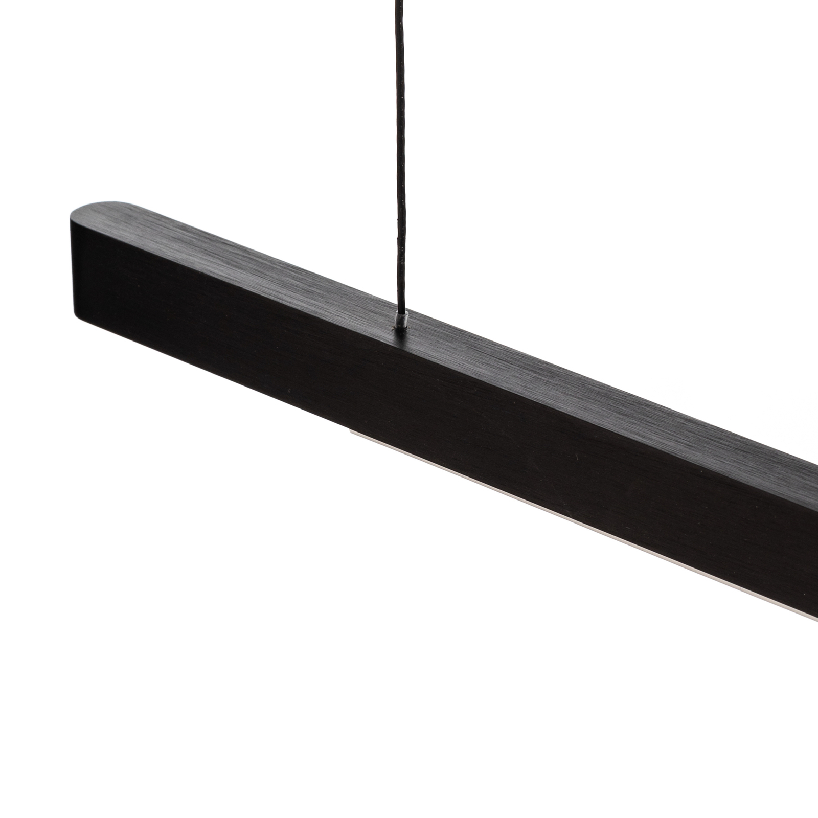 Quitani Talon LED hanglamp zwart geanodiseerd 32W