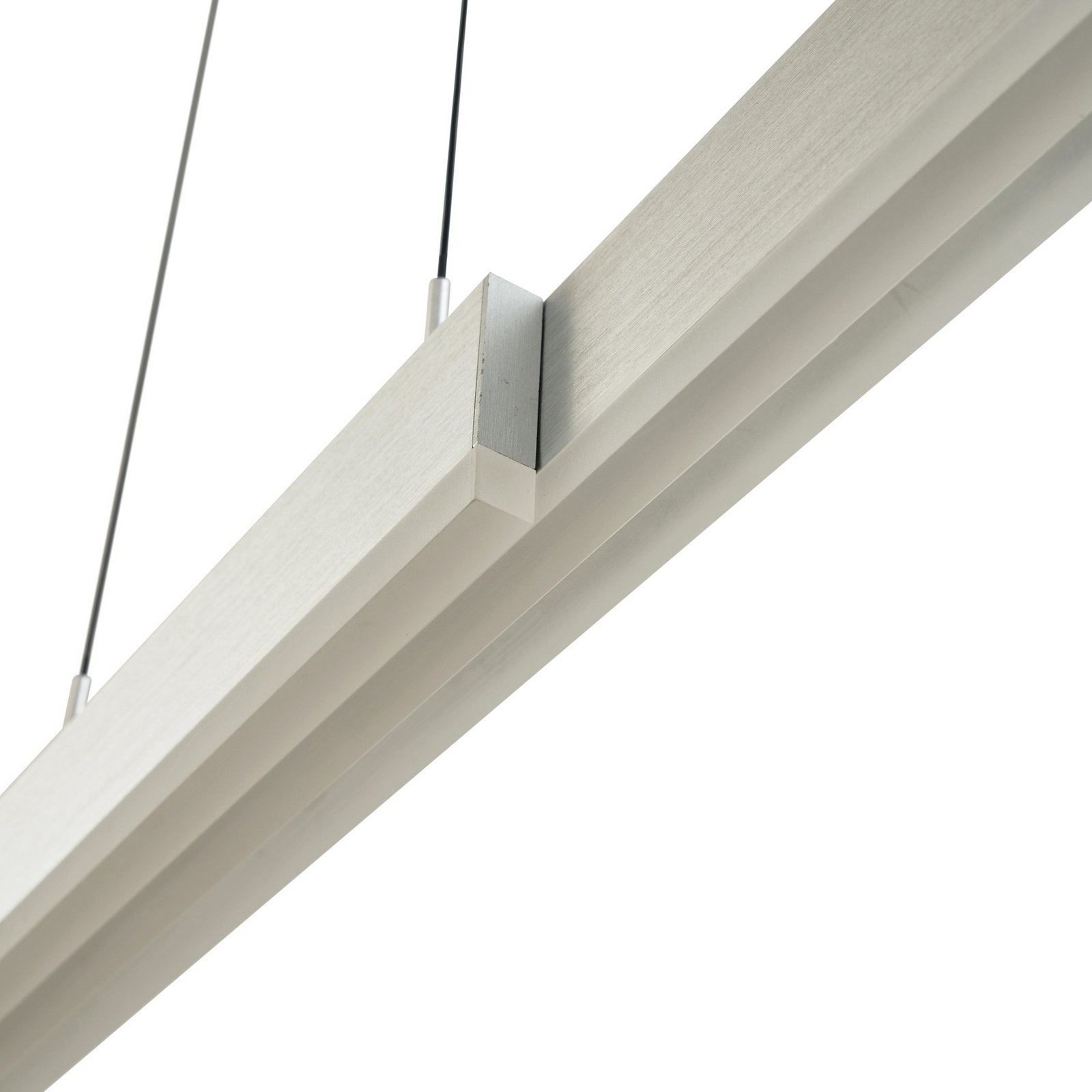 Torven LED hanglamp, aluminium, uitschuifbaar, CCT - Lucande Torven LED hanglamp, aluminium, uitschuifbaar, CCT - Lucande