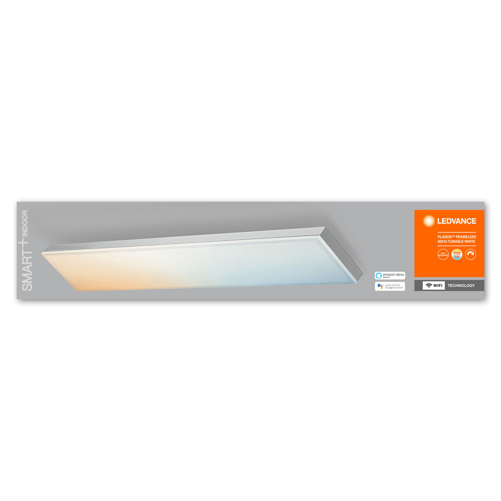 LEDVANCE SMART+ WiFi Planon LED-panel CCT 60x10 cm