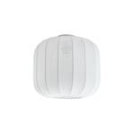 Lindby Helin ceiling light, white, fabric, Ø 35 cm