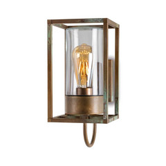 Lampa zewnętrzna Cubic³ 3362 mosiądz przezroczysta