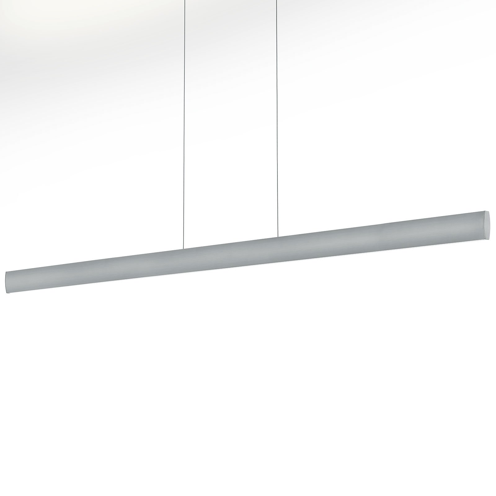 LED hanglamp Runa, nikkel, lengte 152 cm