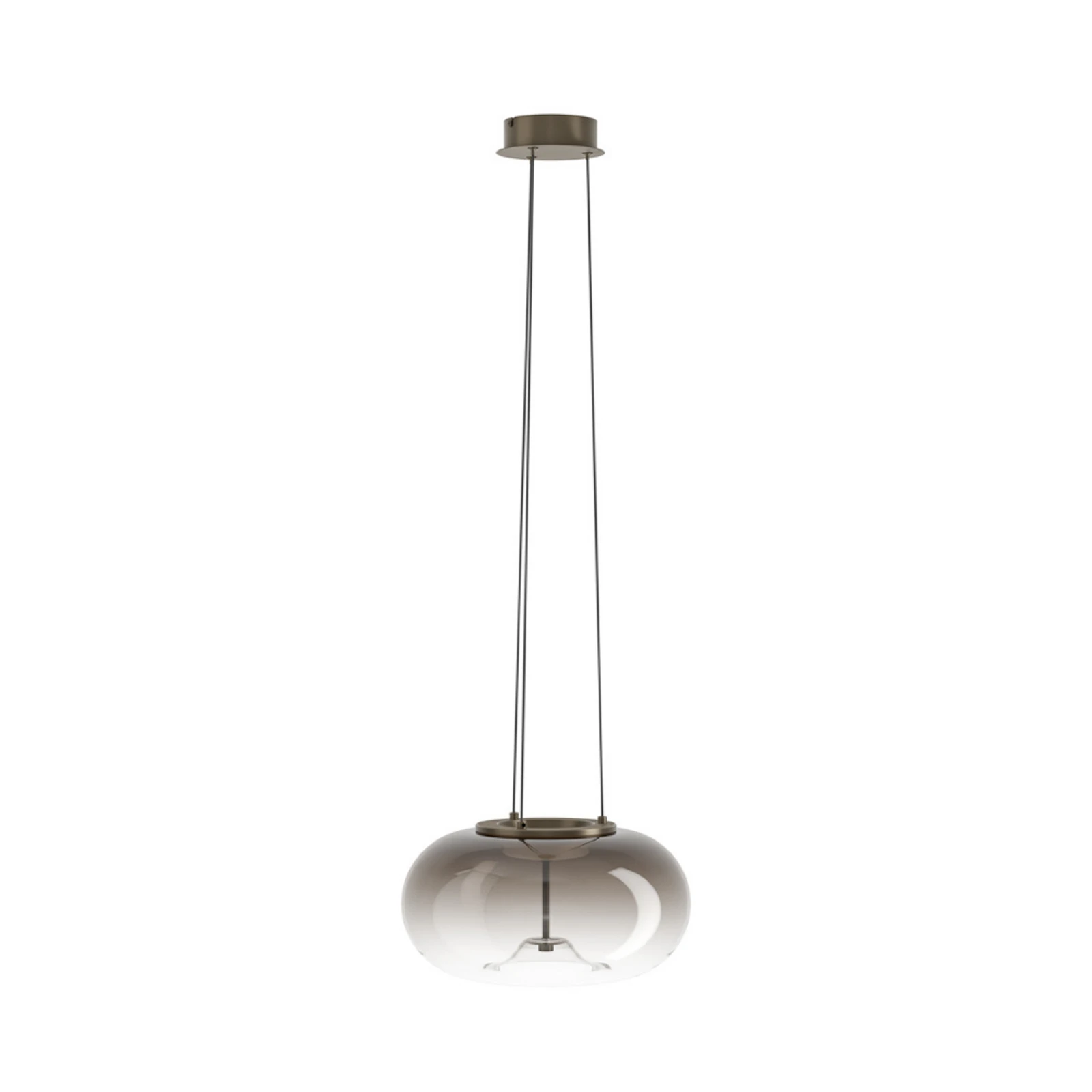 Lampada LED a sospensione EGLO OPTICA 1, bronzo/marrone, Ø 38 cm, CCT