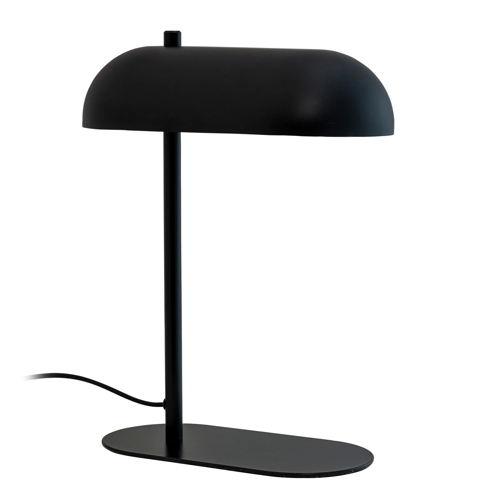Stolna lampa Dyberg Larsen Arch, crna, metalna, visina 36 cm