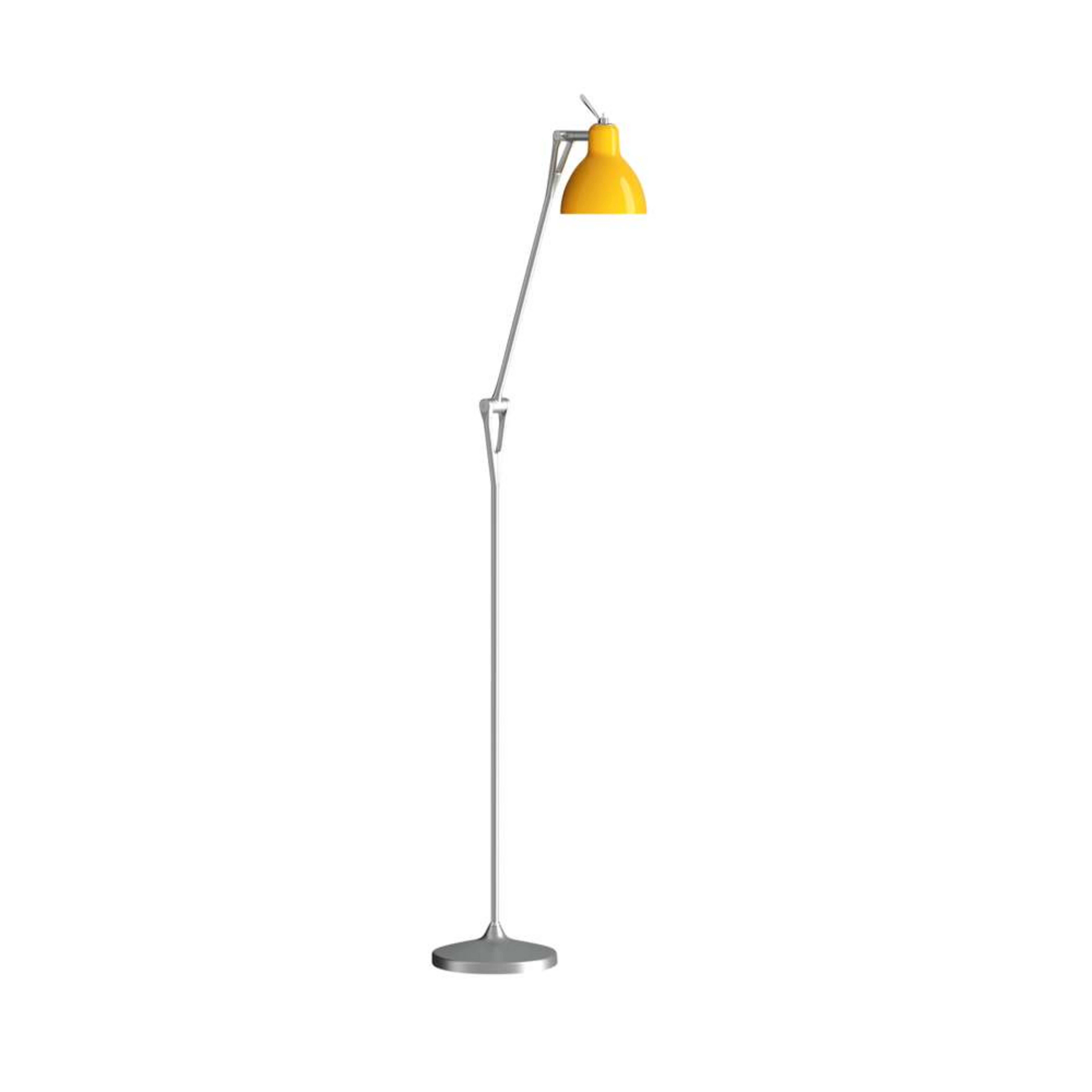 Luxy F1 Lampadaire Aluminium/Jaune - Rotaliana