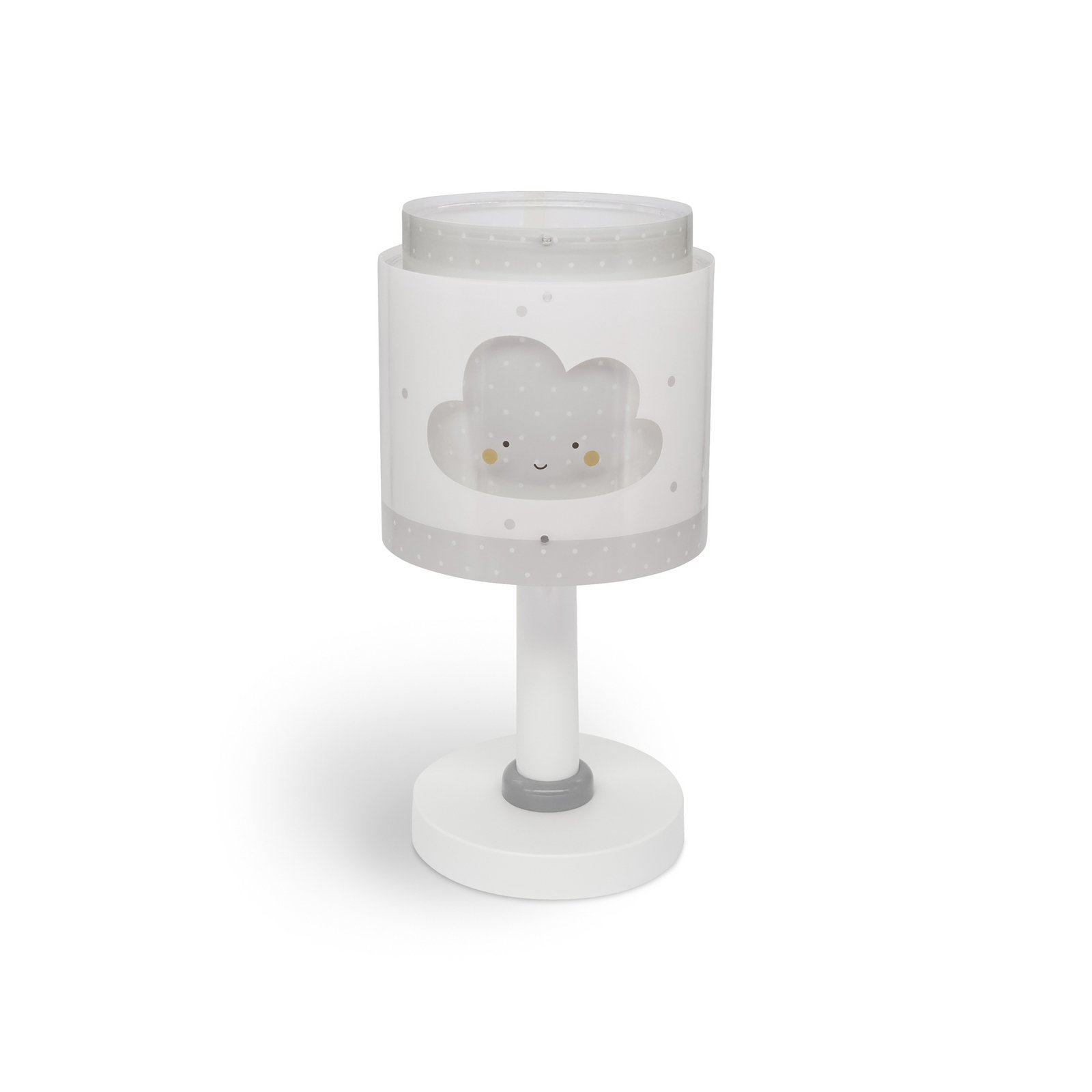 Lampada da tavolo per bambini Baby Dreams, grigia, G4, Ø 15 cm