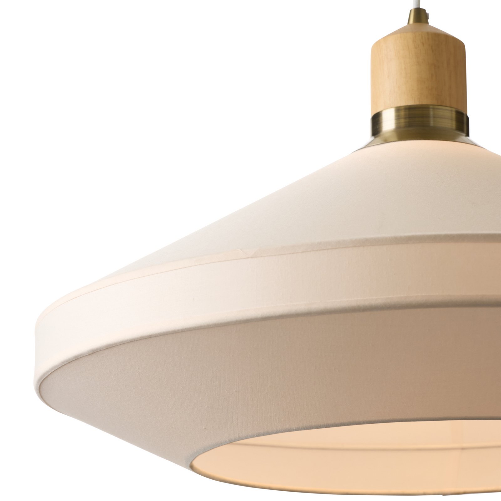 PARIS SOFT hanglamp, crème, textiel, Ø 56 cm - Halo Design PARIS SOFT hanglamp, crème, textiel, Ø 56 cm - Halo Design