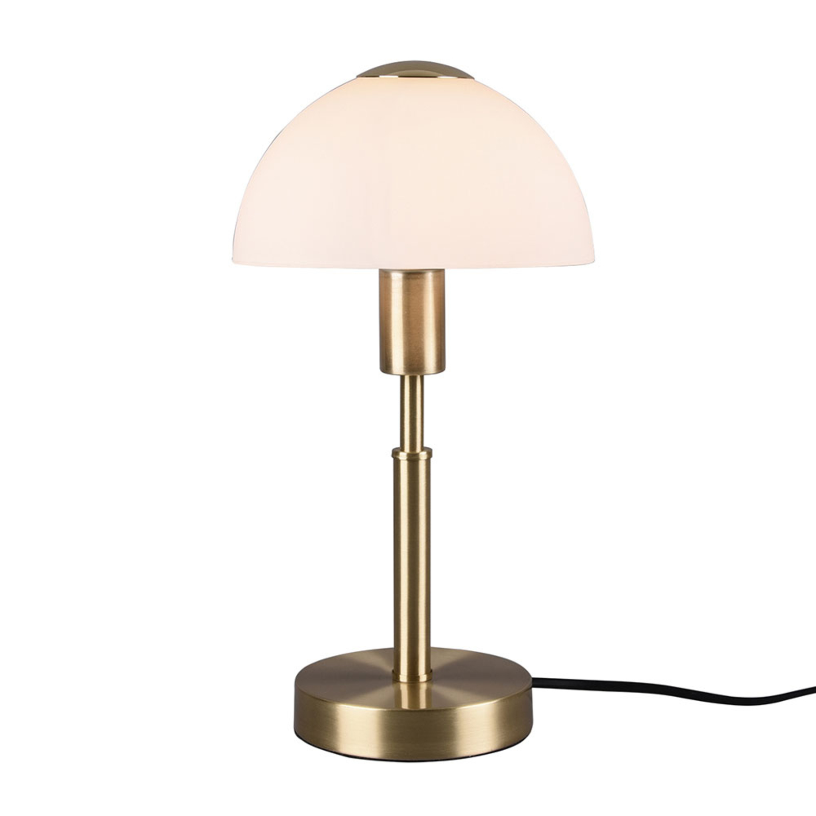 Don table lamp with glass shade, dimmable