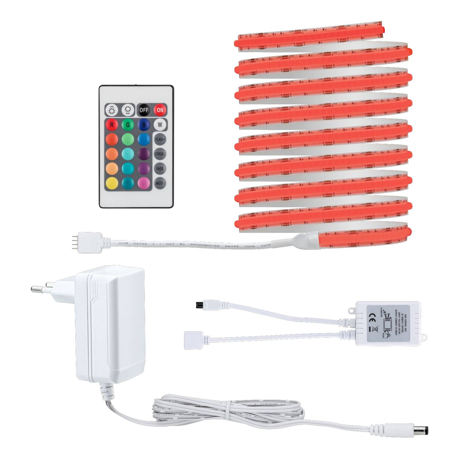 Paulmann SimpLED-nauhasarja COB RGB 3 m - moderni led-nauhajärjestelmät - lamppu Olohuoneen/ruokailutila valkoinen
