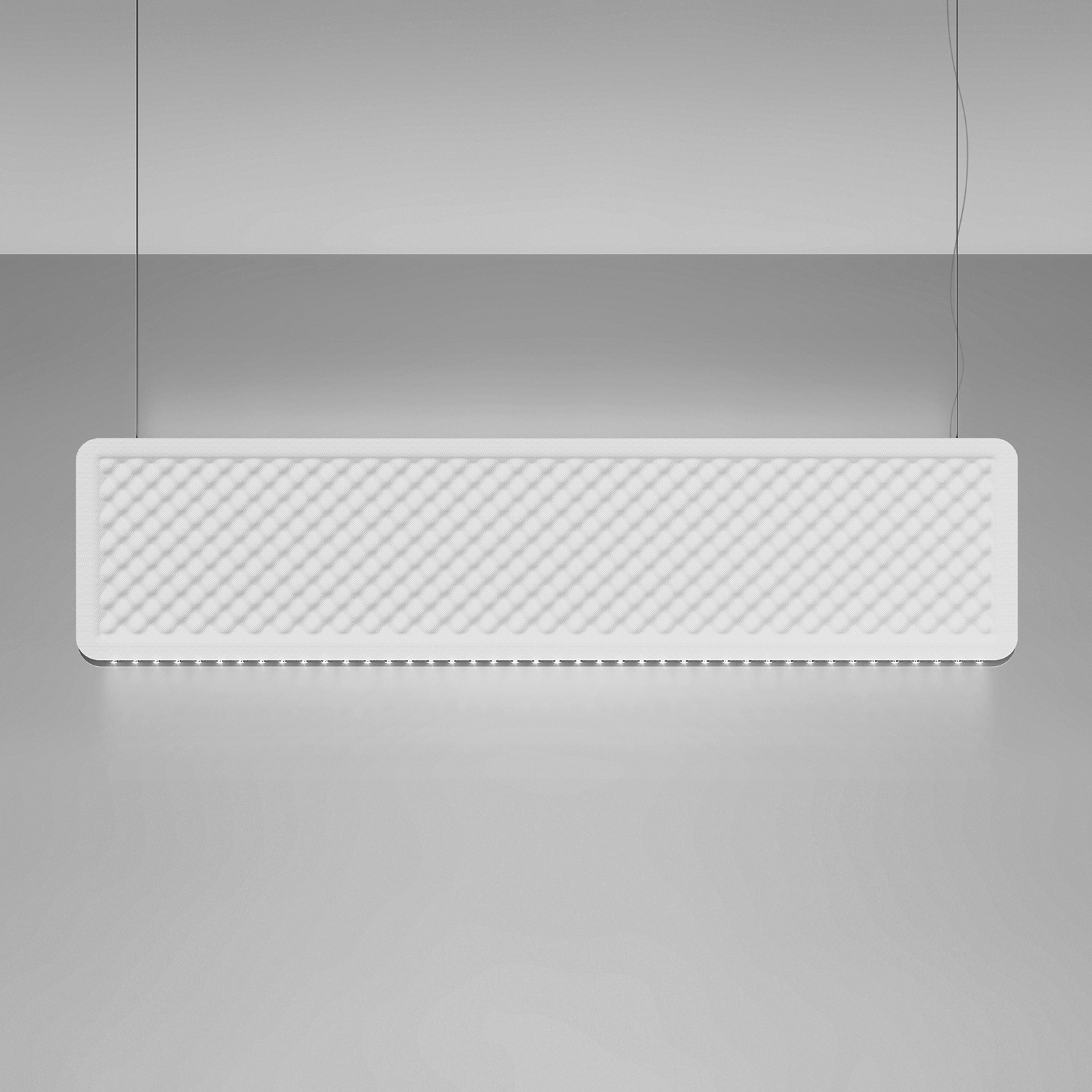 Artemide Eggboard Baffle up/down 160cm biały