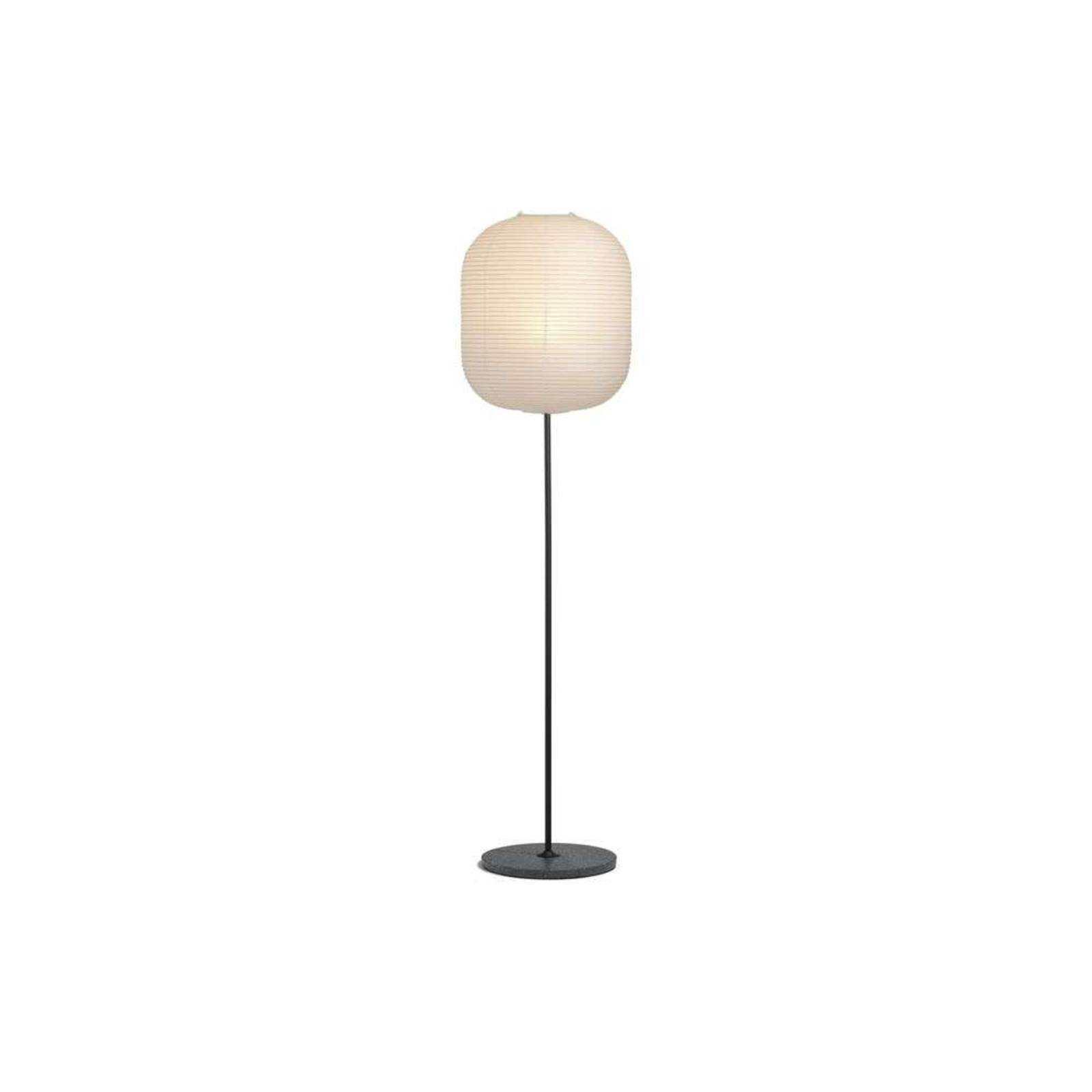 Common Floor Lamp Soft Black/Black Terrazzo - HAY