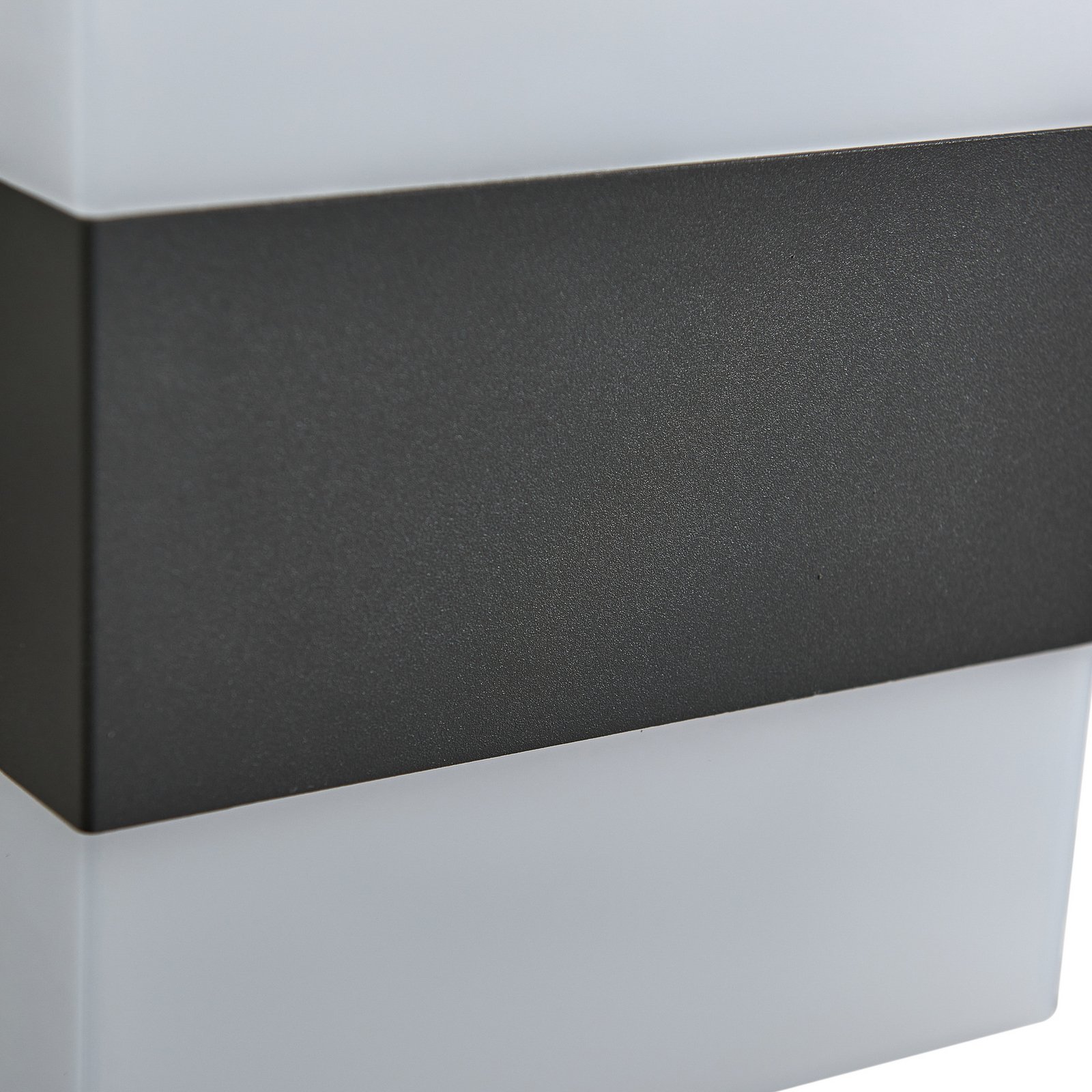 Branor LED Candeeiro de Parede Exterior Branco/Dark Cinza - Lindby