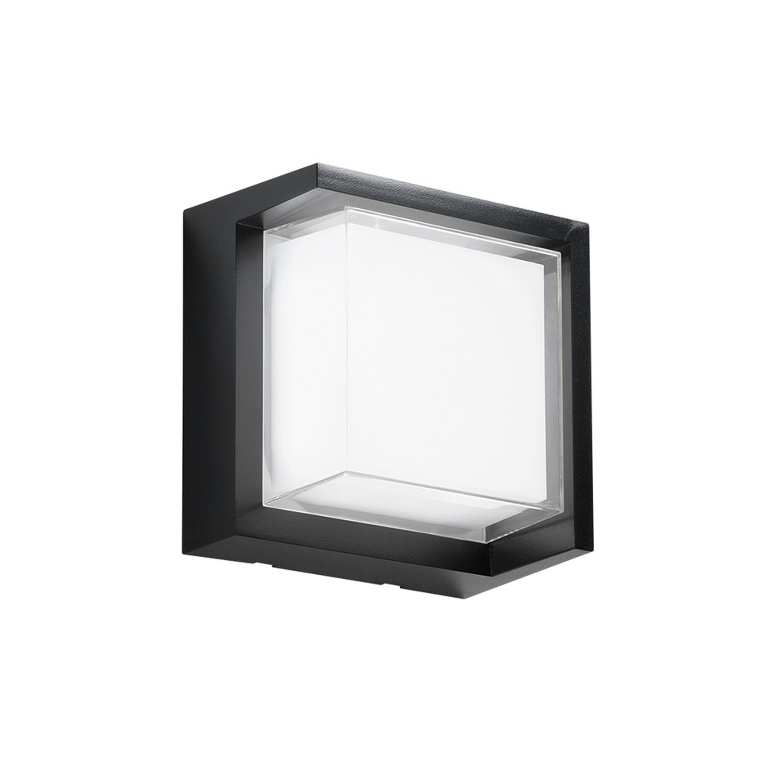Applique d'extérieur LED BLOCK, noir, 16 cm Plastique, CCT Applique d'extérieur LED BLOCK, noir, 16 cm Plastique, CCT