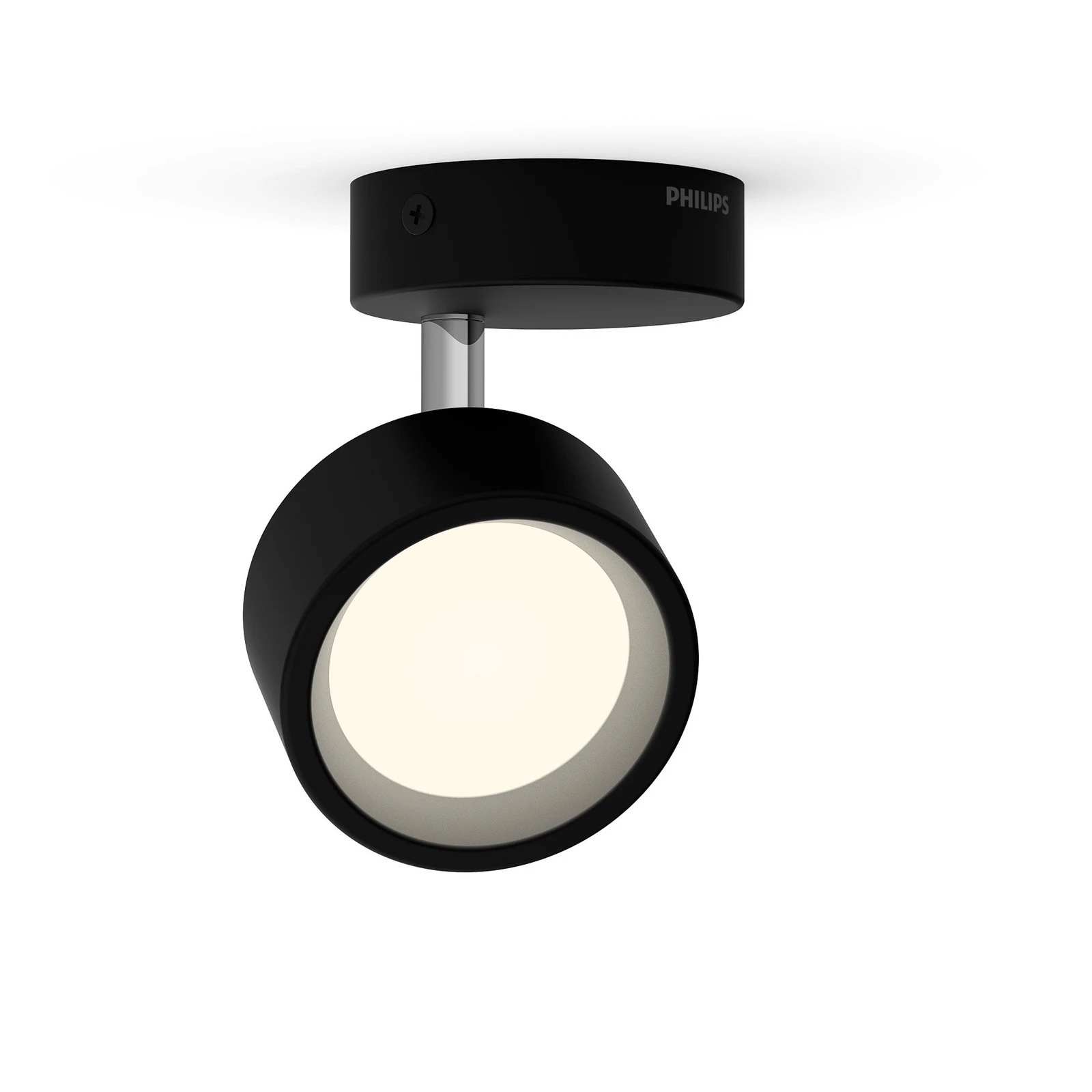 Philips Bracia foco de techo LED 1 luz, negro