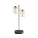 Lámpara de mesa LED Stars of Light FERRO, color bronce/marrón, 45 cm, 2