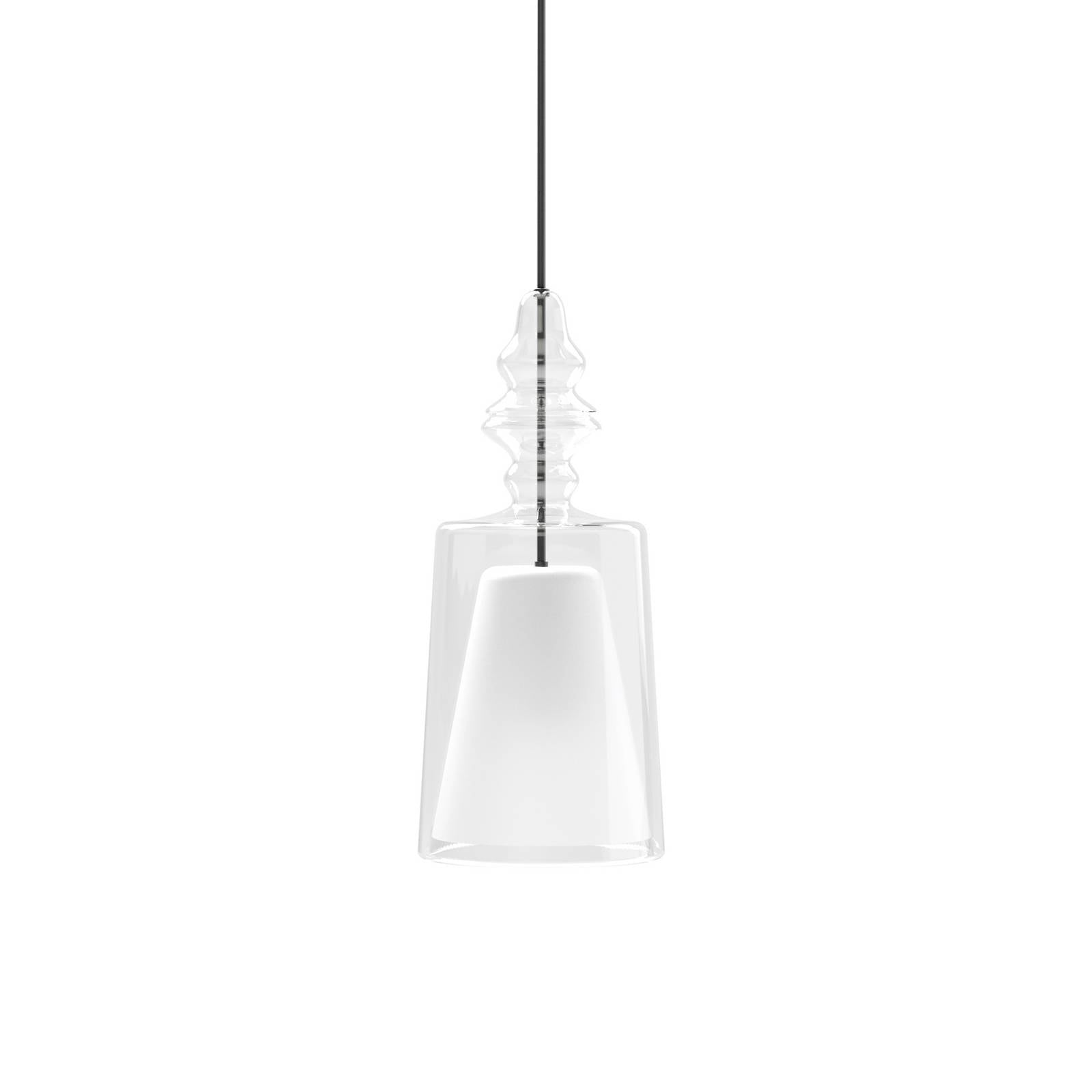 Karman Hängeleuchte Alibaglass Medium, transparent, Ø 18 cm