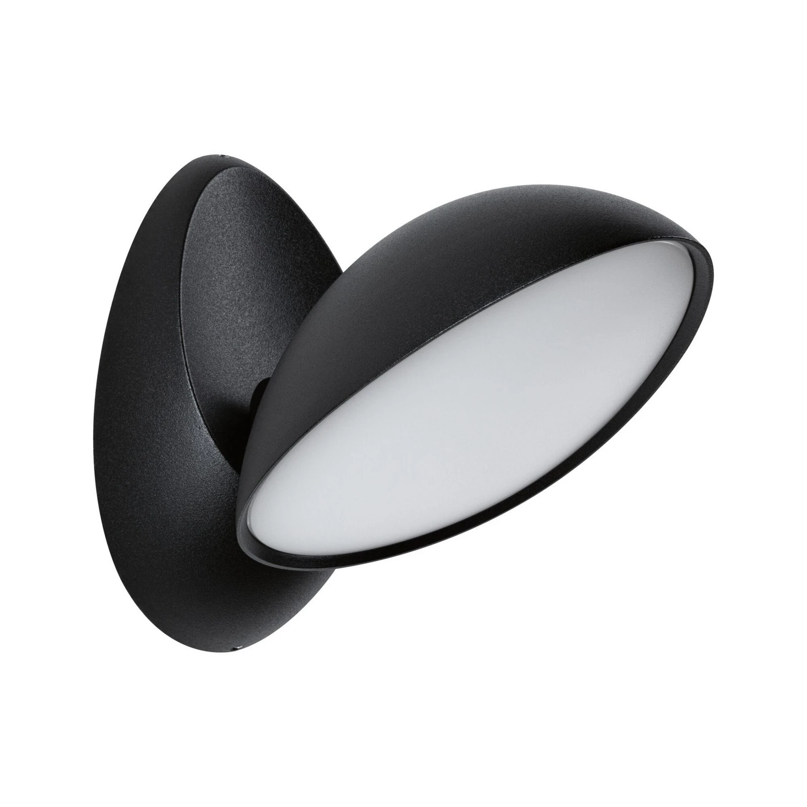 Paulmann LED vonkajšie nástenné svietidlo Batona, antracit 27 cm hliník IP44