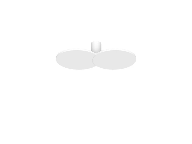 Rotaliana - Collide H1 Applique/plafonnier, 3000K, blanc à intensité variable