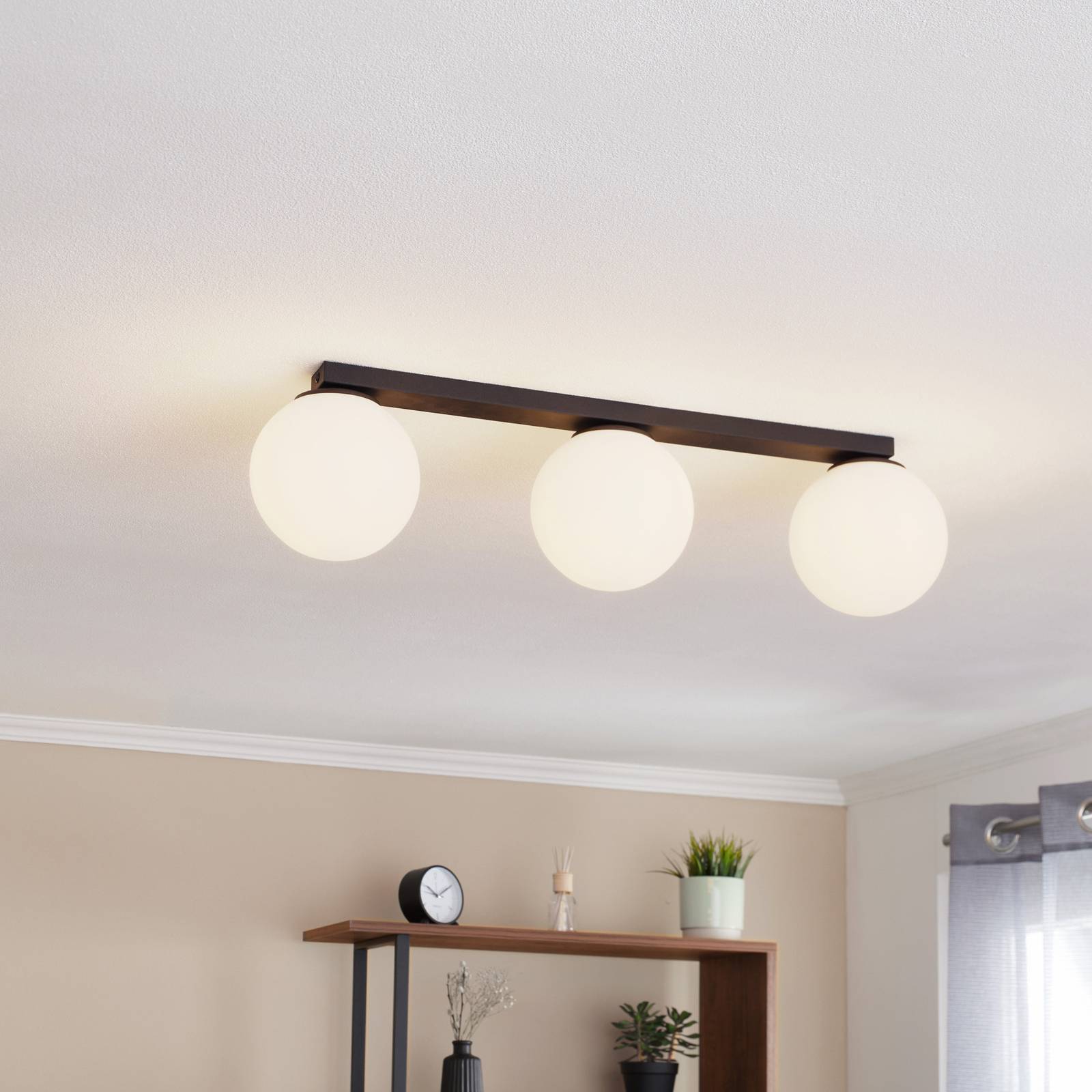 TK Lighting Plafonnier Maxi linéaire à 3 lampes