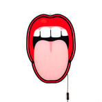 Blow Tongue LED Applique Murale - Seletti