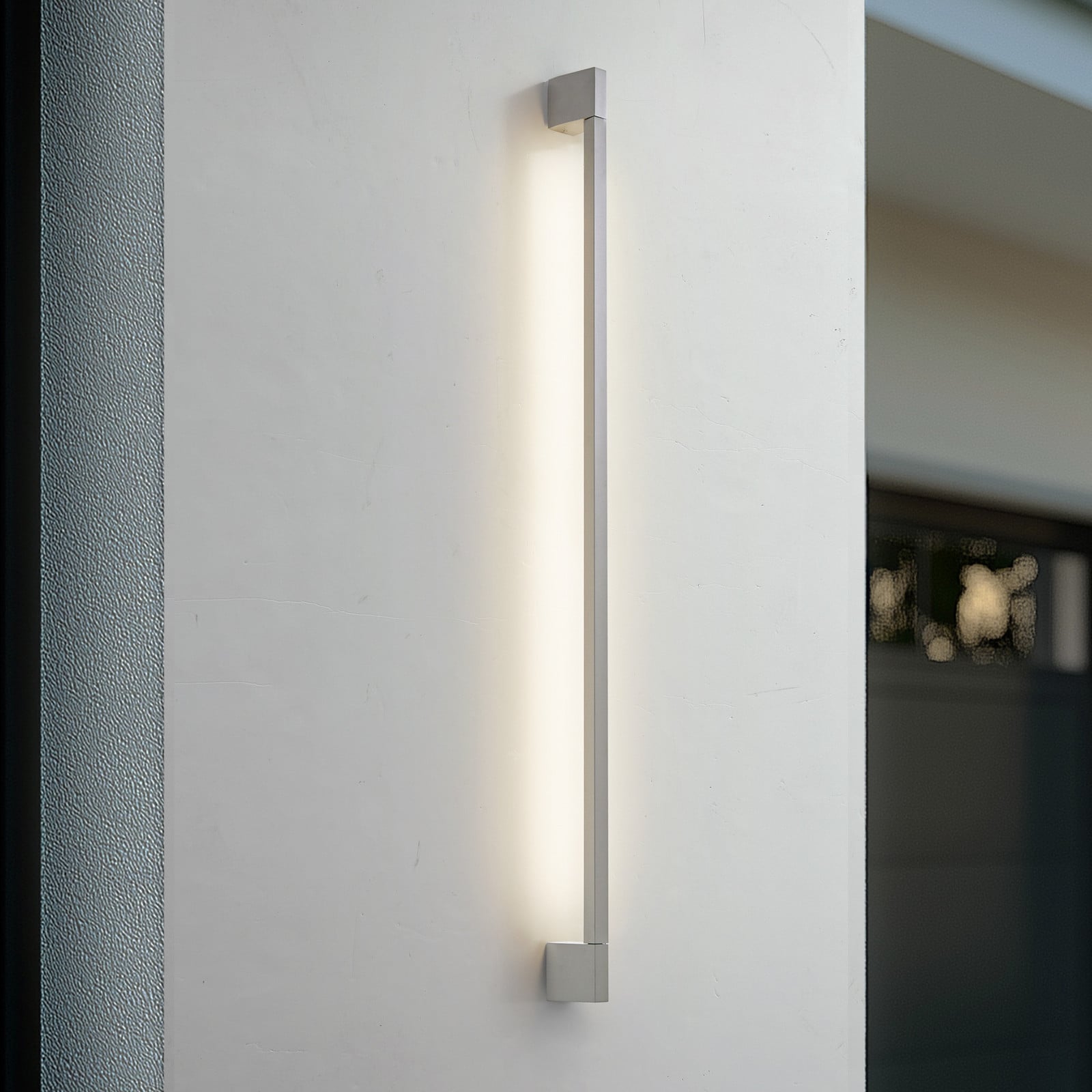 Neano LED-utomhusv&auml;gglampa, stengr&aring;, 120 cm, IP54 Lindby - Balkong - Modern - Aluminium