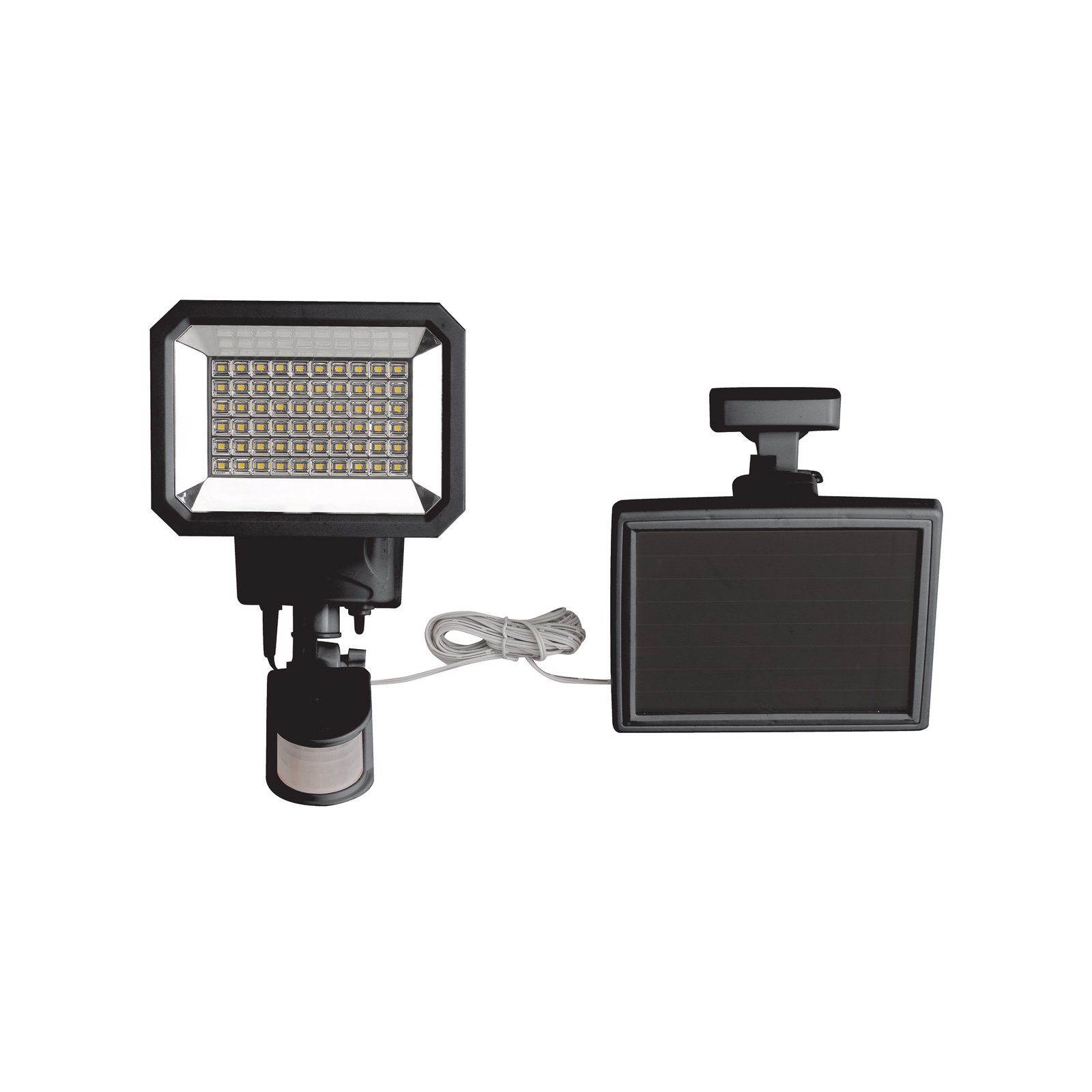 Millenium LED solar wall light with a sensor