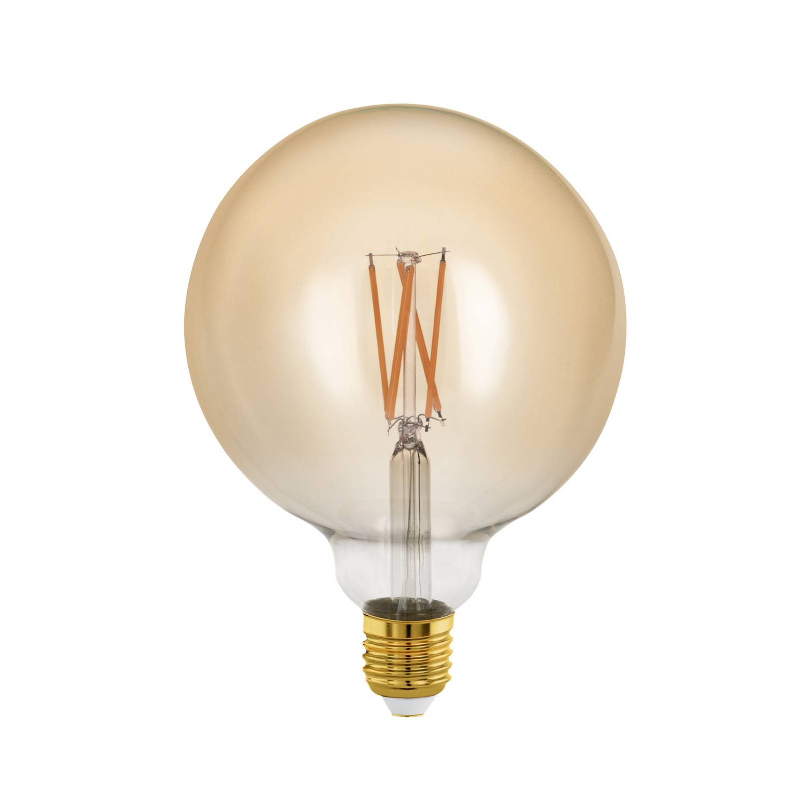 LED-Globelampe E27 G125 4W 1.700K Filamentgold