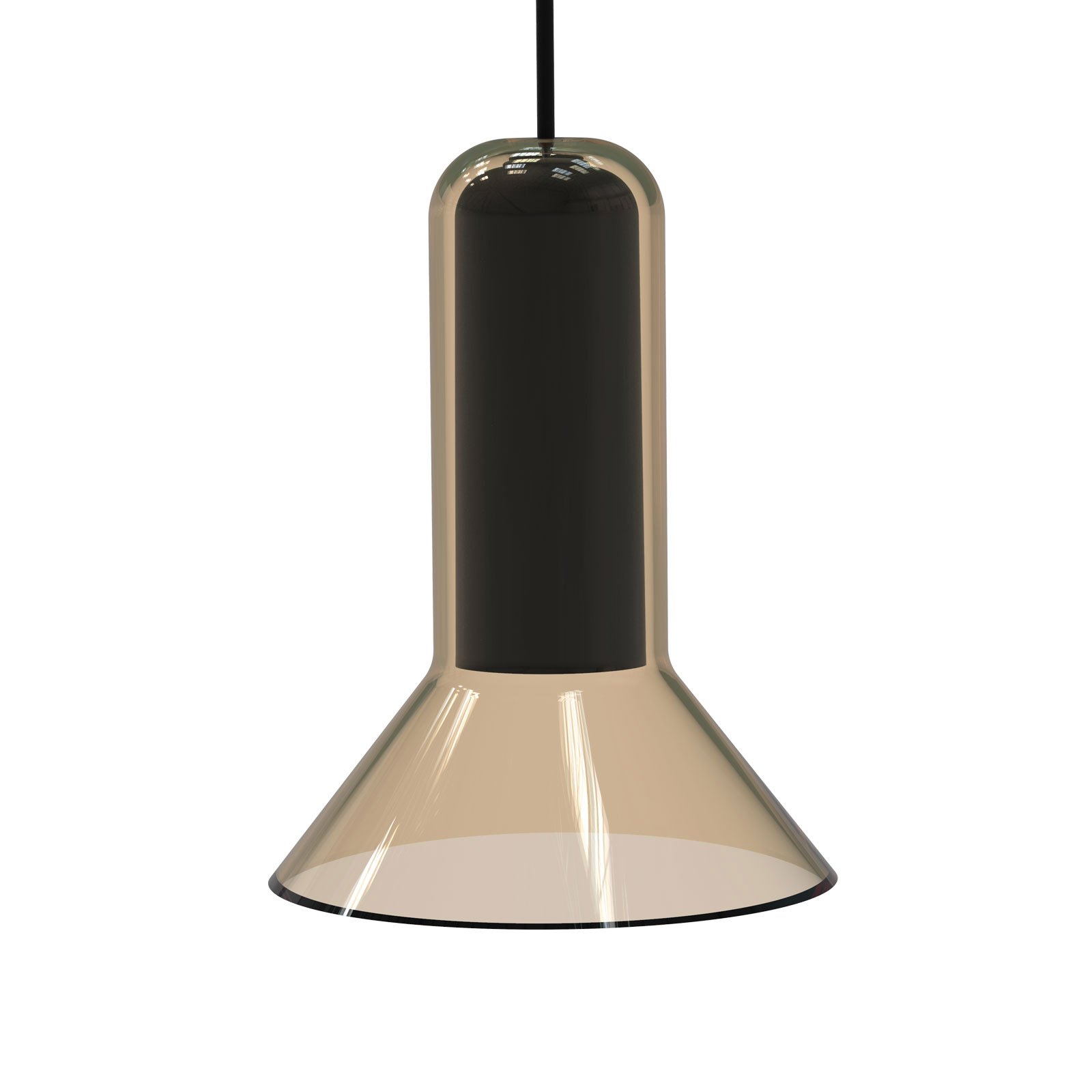 Pendant light Corpa+Bass for Volare track black