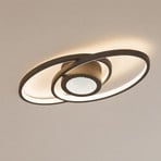 Lindby LED ceiling lamp Thalina, 60cm, dimmable, Infinity Tunnel
