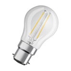 OSRAM Lâmpada LED de gotas B22d 4W 2,700K transparente