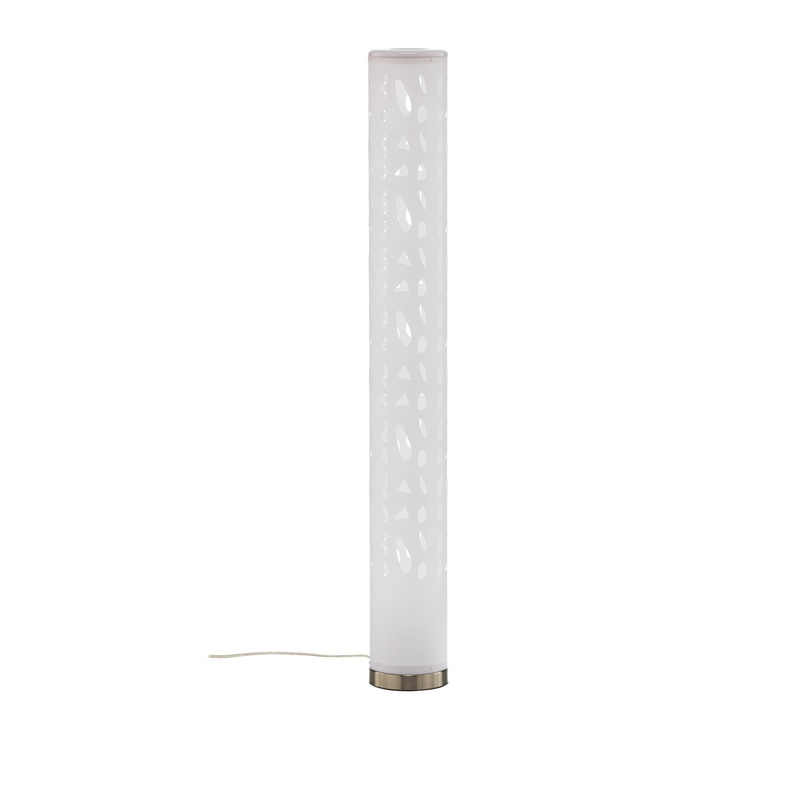 Lindby Alisea floor lamp, 104 cm, white, RGBW, remote control