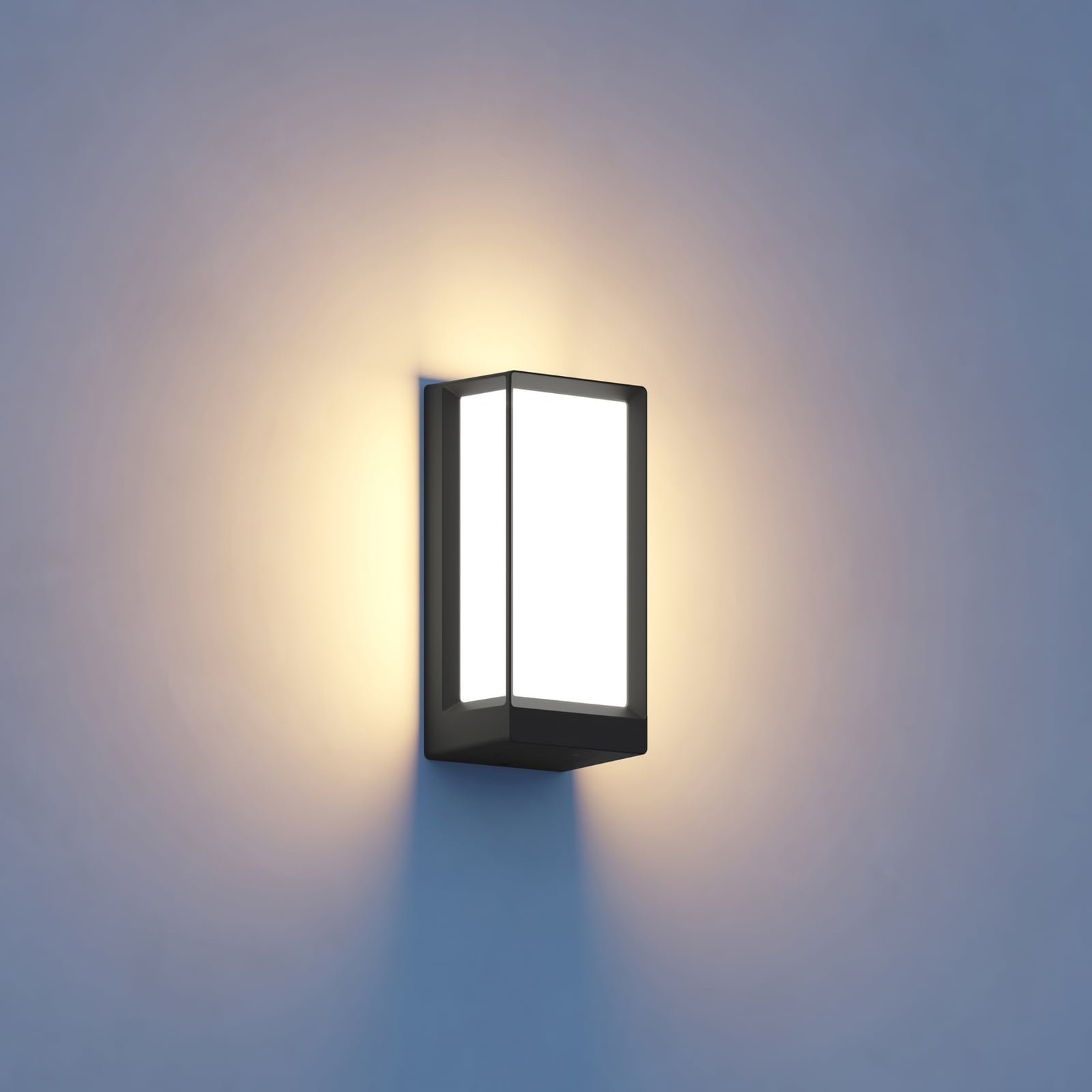 L 42 C utendørs LED-vegglampe, antrasitt, app, IP54 – STEINEL L 42 C utendørs LED-vegglampe, antrasitt, app, IP54 – STEINEL