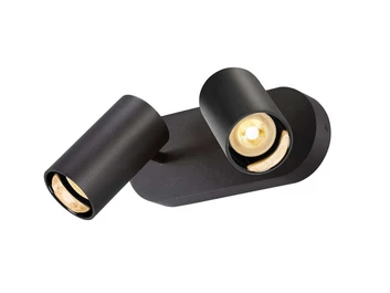 Asto Tube 2 Mennyezeti Lámpa Black - SLV