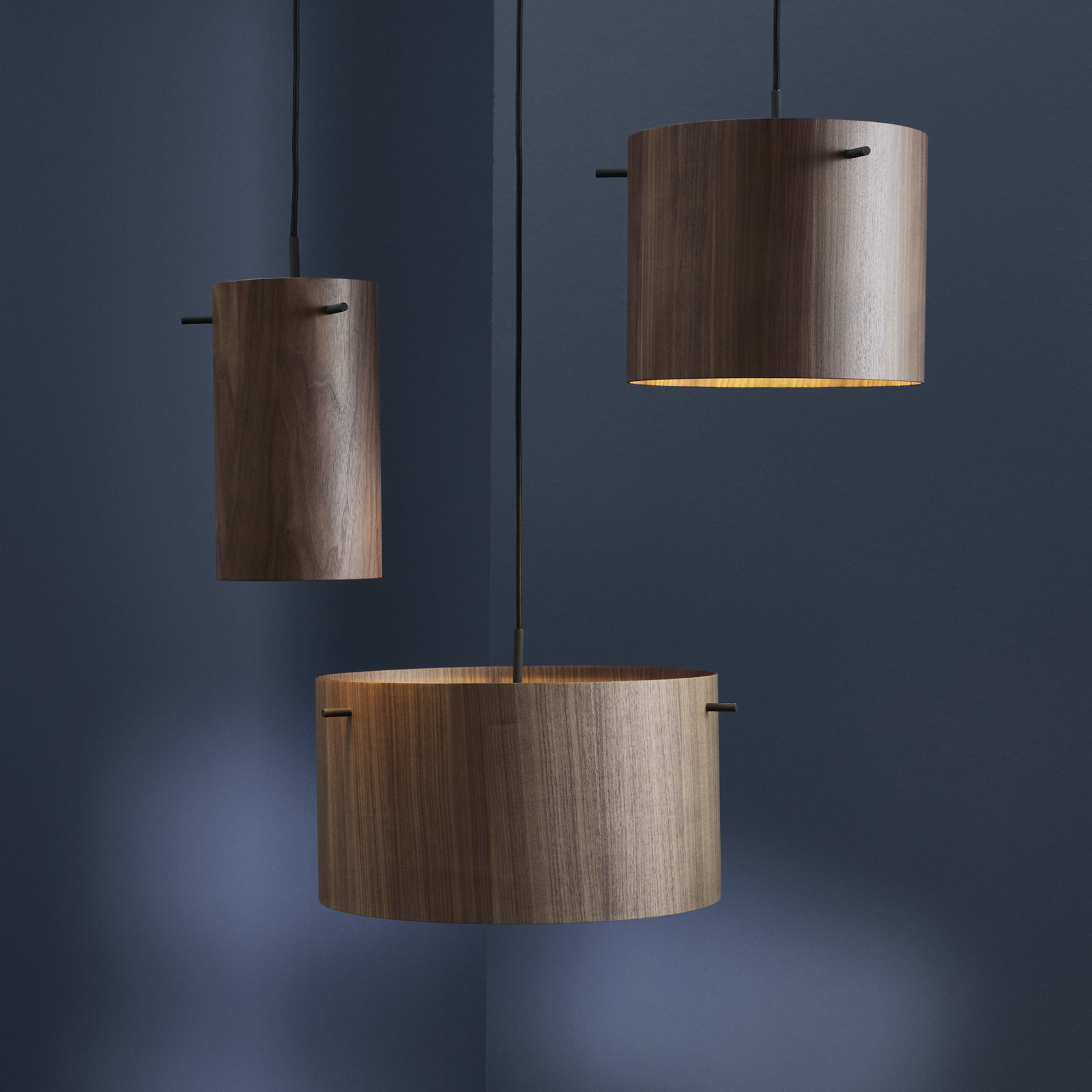 FM 1954 Candeeiro Suspenso Ø28 Walnut - Frandsen
