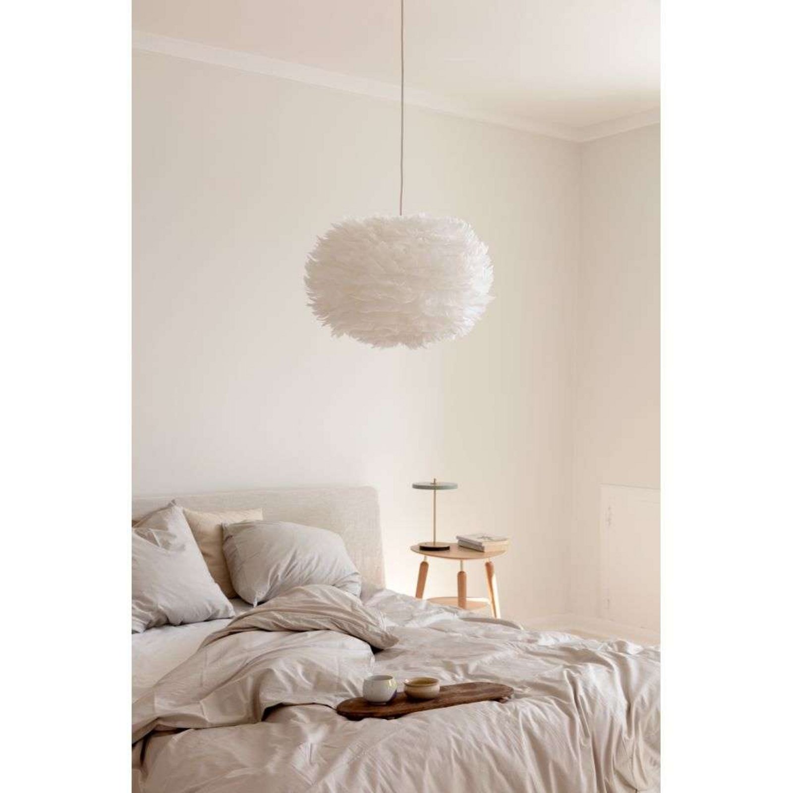 Eos Candeeiro Suspenso Medium White/Black - UMAGE