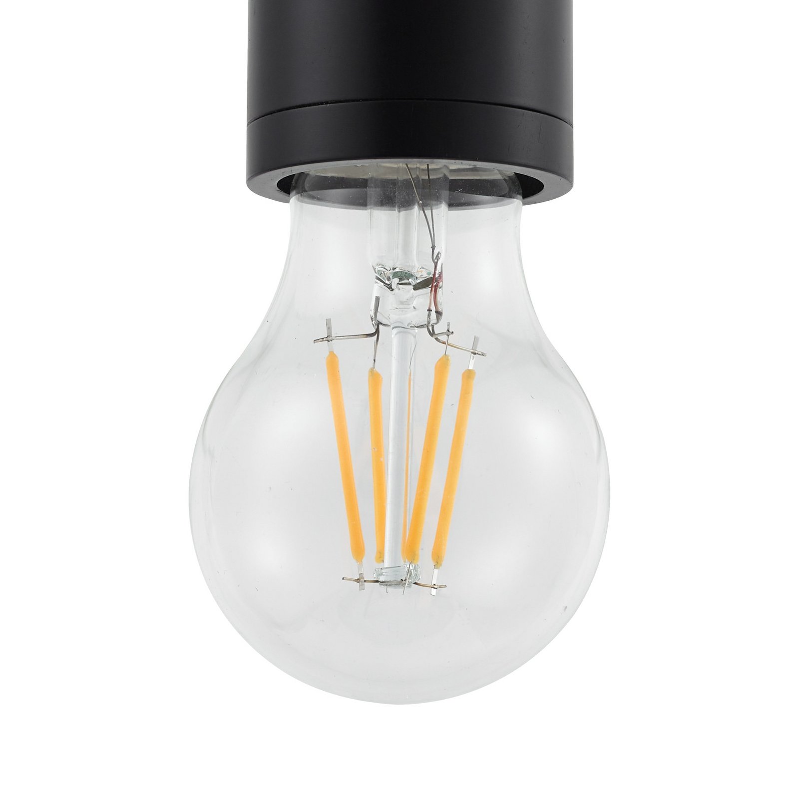 Hattie pendant light, E27 socket, Ø 4.7 cm, black, metal - Lindby Hattie pendant light, E27 socket, Ø 4.7 cm, black, metal - Lindby