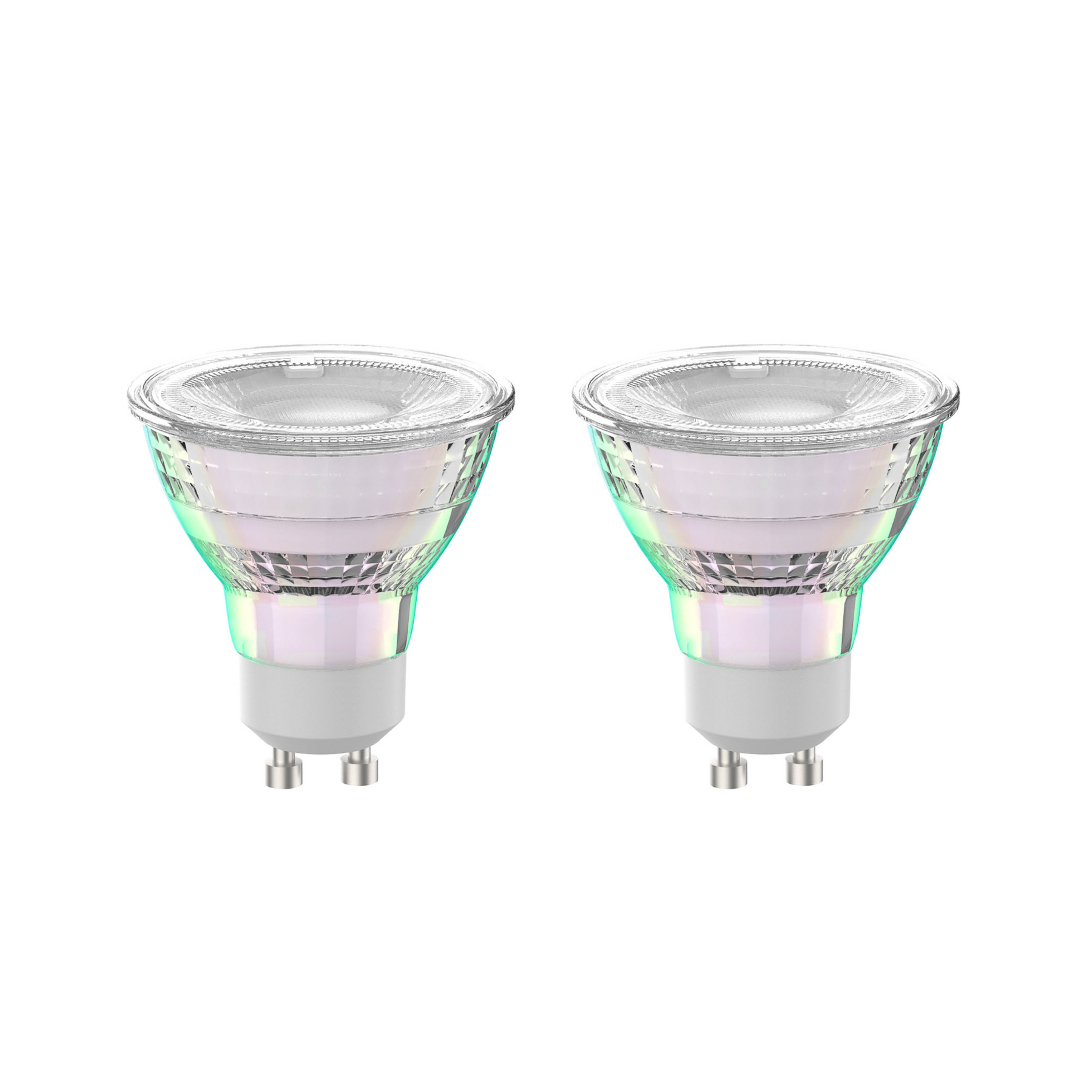 Arcchio LED žárovka GU10 2,5W 6500K 450lm sada 2 ks ve skle