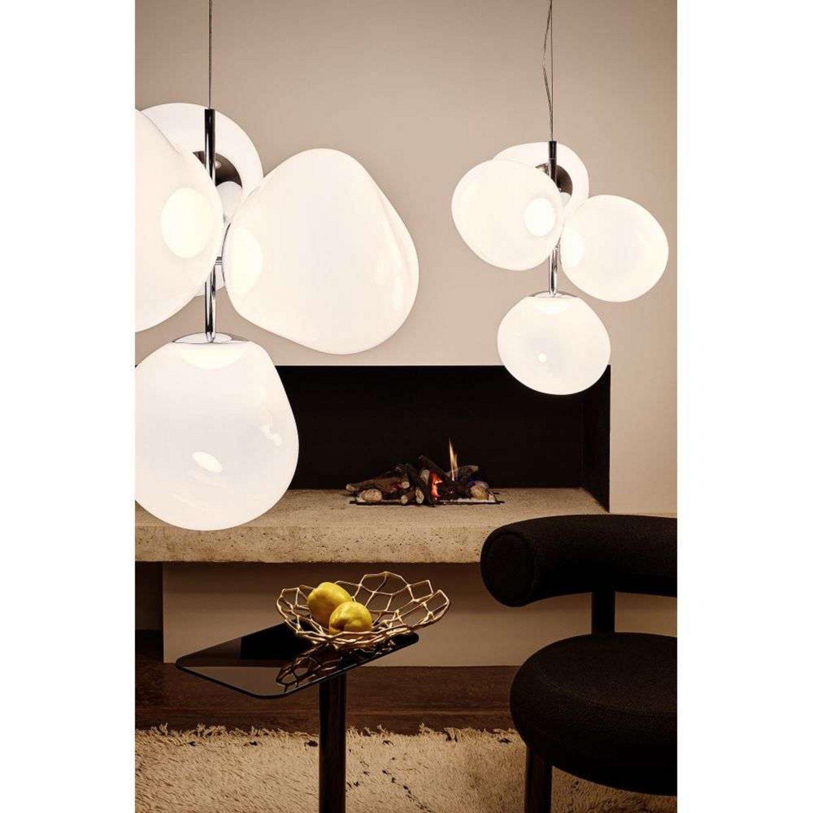 Melt Plafoniere Small Opal/Silver - Tom Dixon