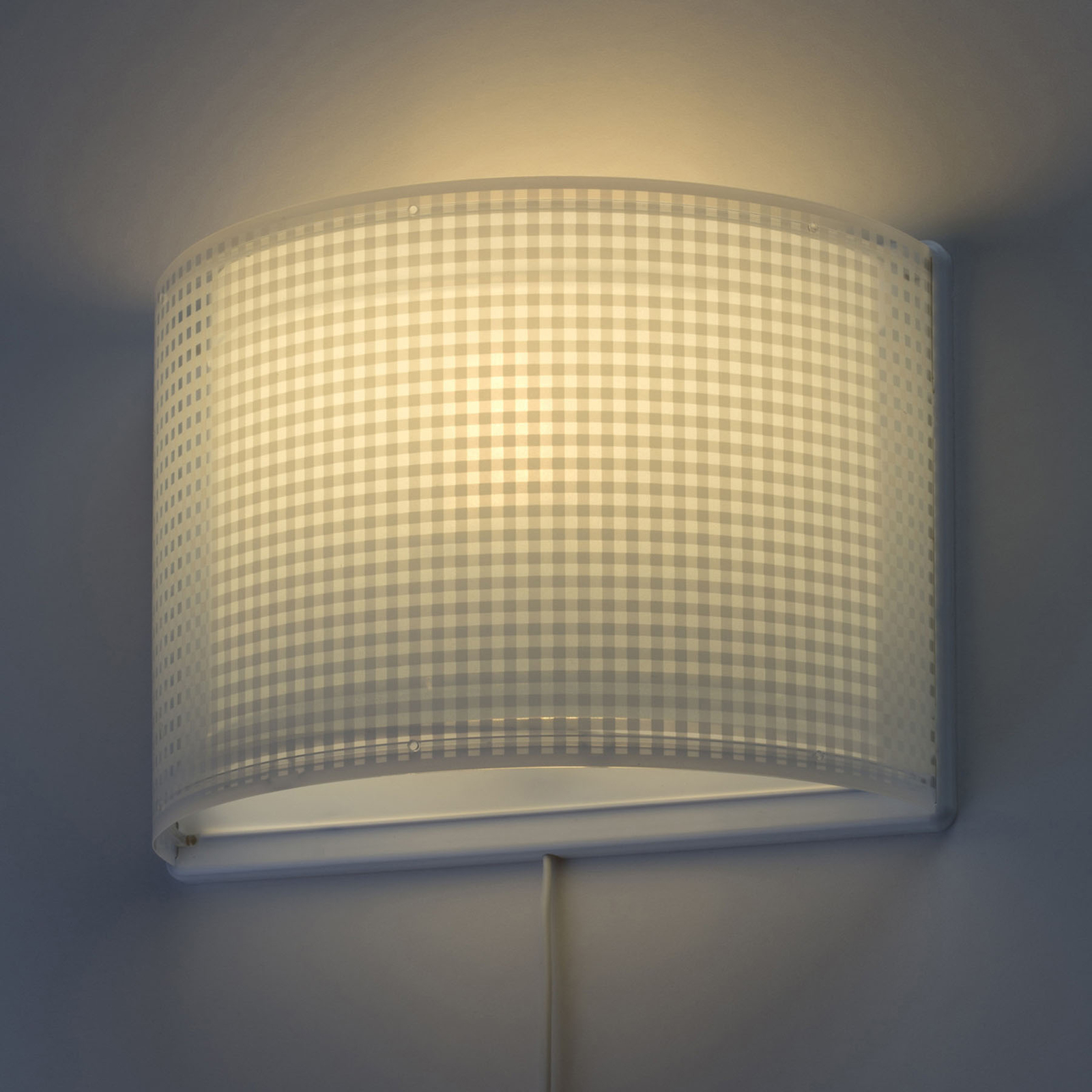 Vichy-vegglampe for barn med ledning