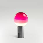MARSET Dipping Light stolna lampa na baterije roza/grafit